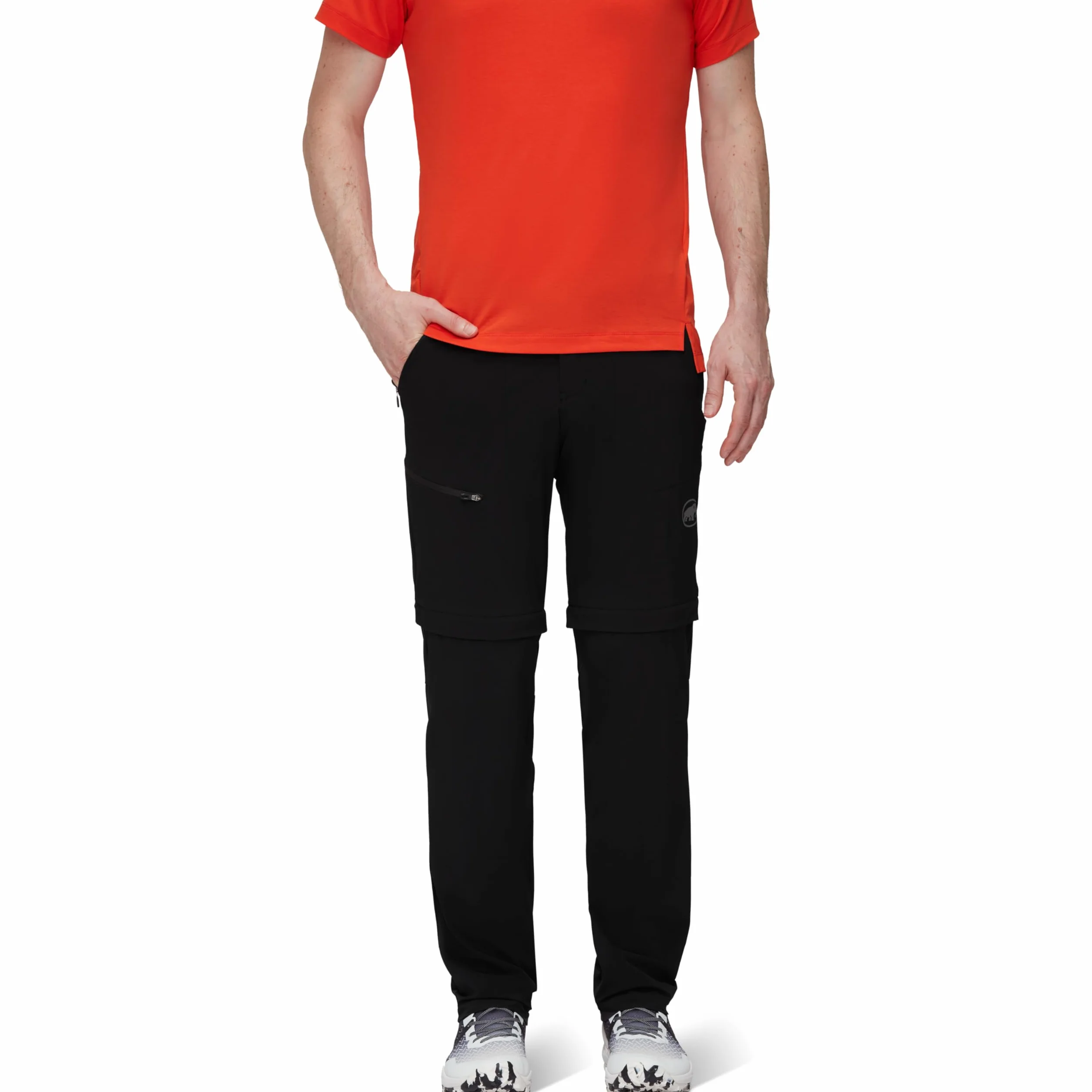 Mammut Runbold Zip Off Pants Mężczyźni, czarny, 56 krótkich