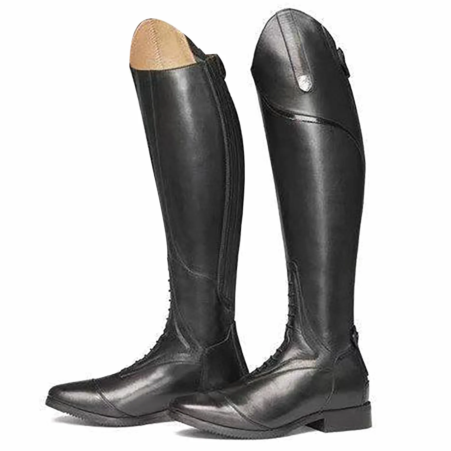 Jesienne Wysokie Buty Jeździeckie (34-48), Odporne Na Zużycie + Zamek Błyskawiczny Z Tyłu, Uniseks/antypoślizgowe, Wysoki/średni Obcas (3-5cm), Na Wiosnę/jesień,38,Black