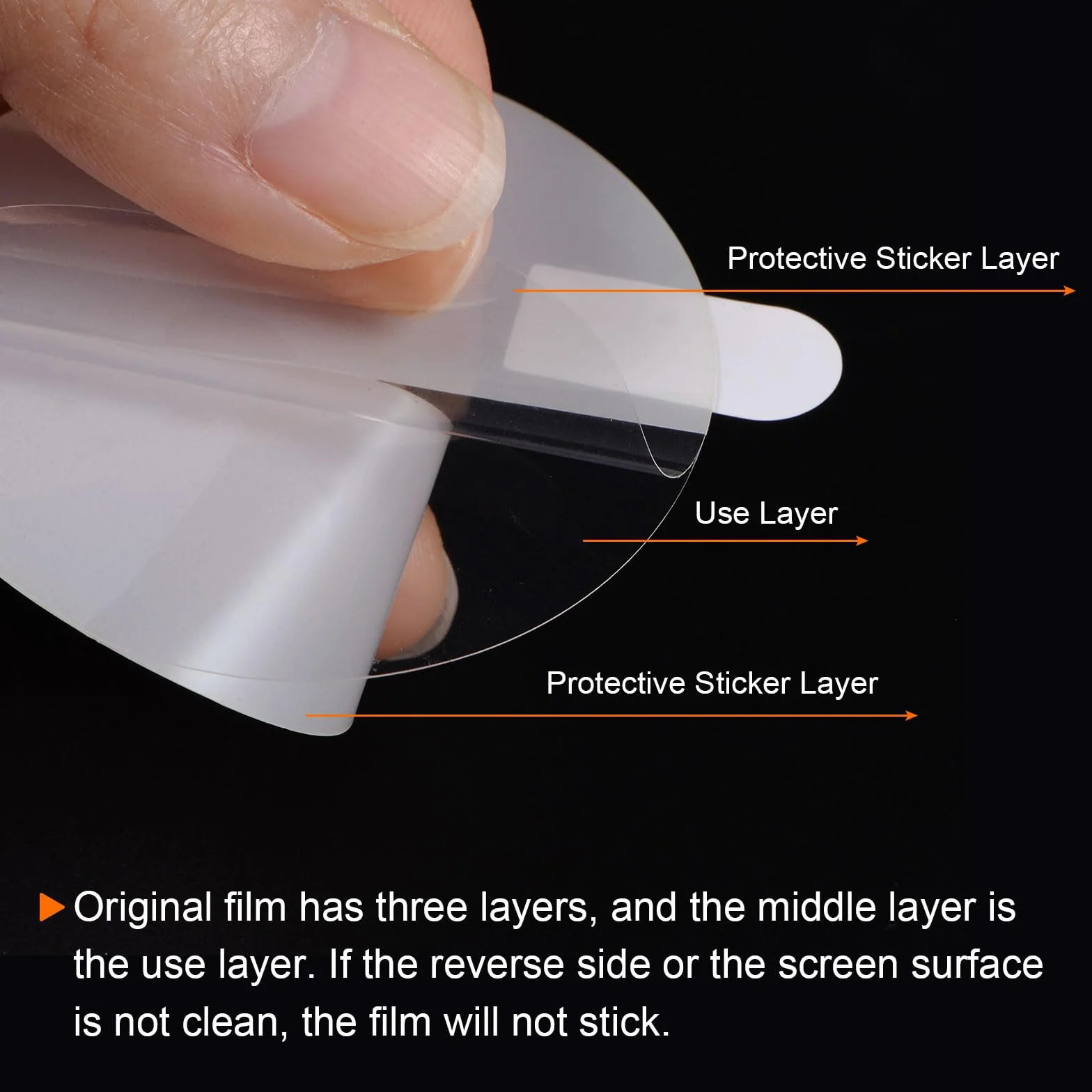 QUARKZMAN 6 sztuk folii ochronnych na wyświetlacz 30 mm HD High Definition, odporne na zarysowania, wodoodporne, ultra cienkie, TPU, uniwersalne etui do smartwatcha, folia ochronna na ekran z tkaniny,