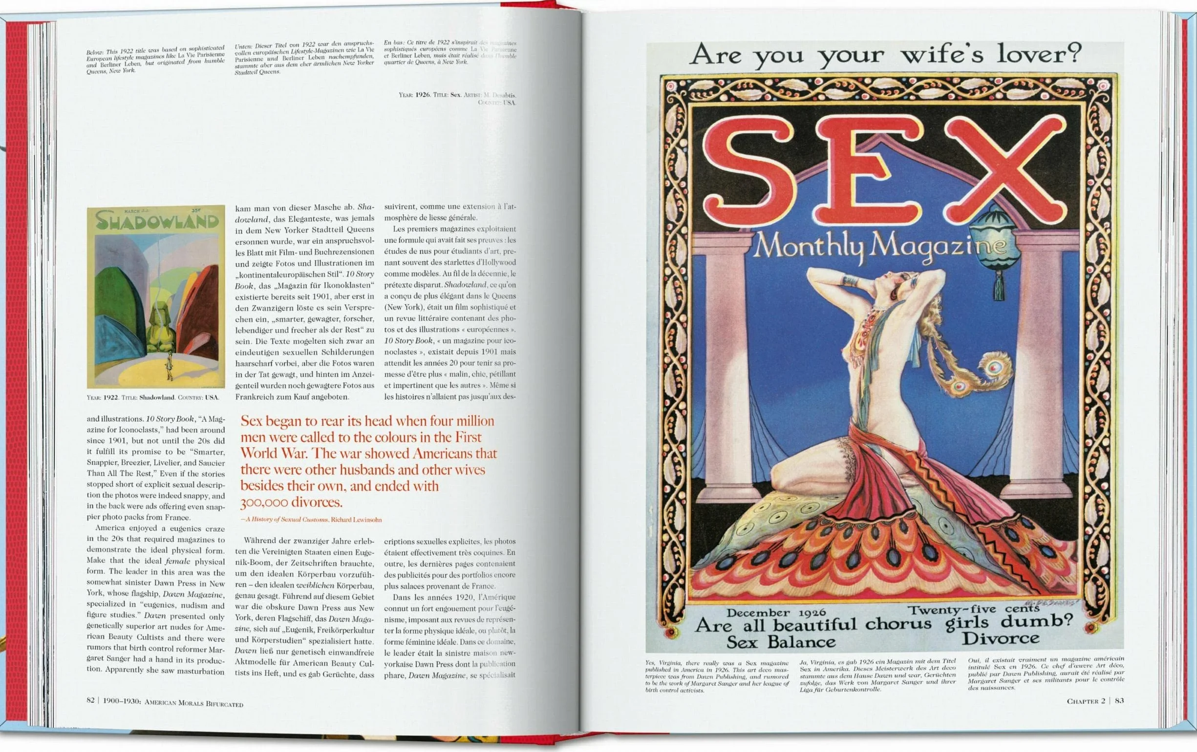 Dian Hanson's: The History of Men's Magazines: Volume 1 : From 1900 to Post-WWII: Vol. 1