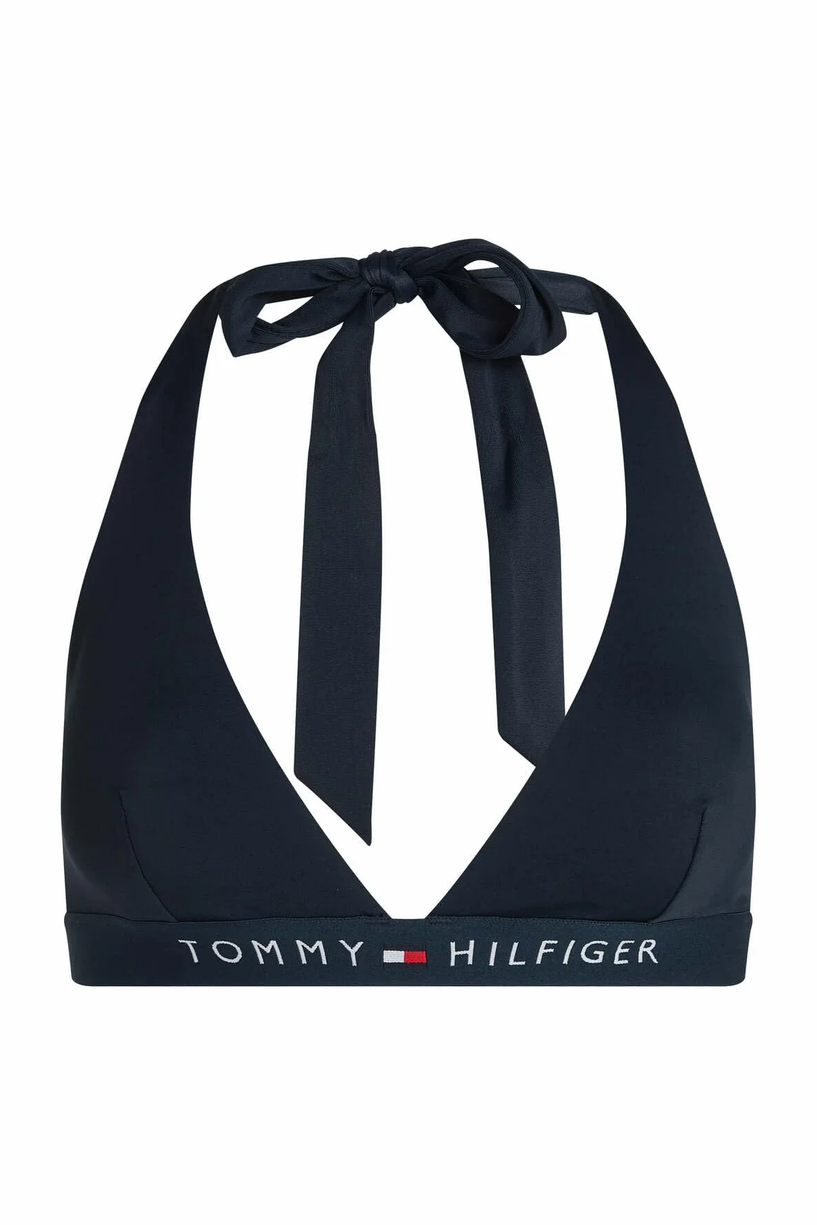 TOMMY HILFIGER Damski HALTER RP UW0UW05813, niebieski, M, Niebieski (Dark Night Navy), M