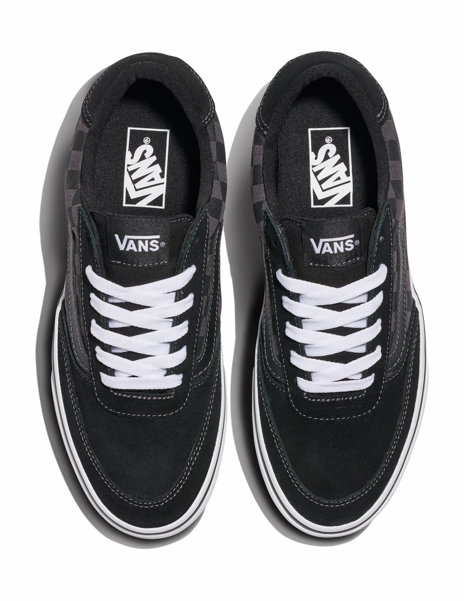 Vans Męski Buty Sportowe Brooklyn Suede, Black/Asphalt