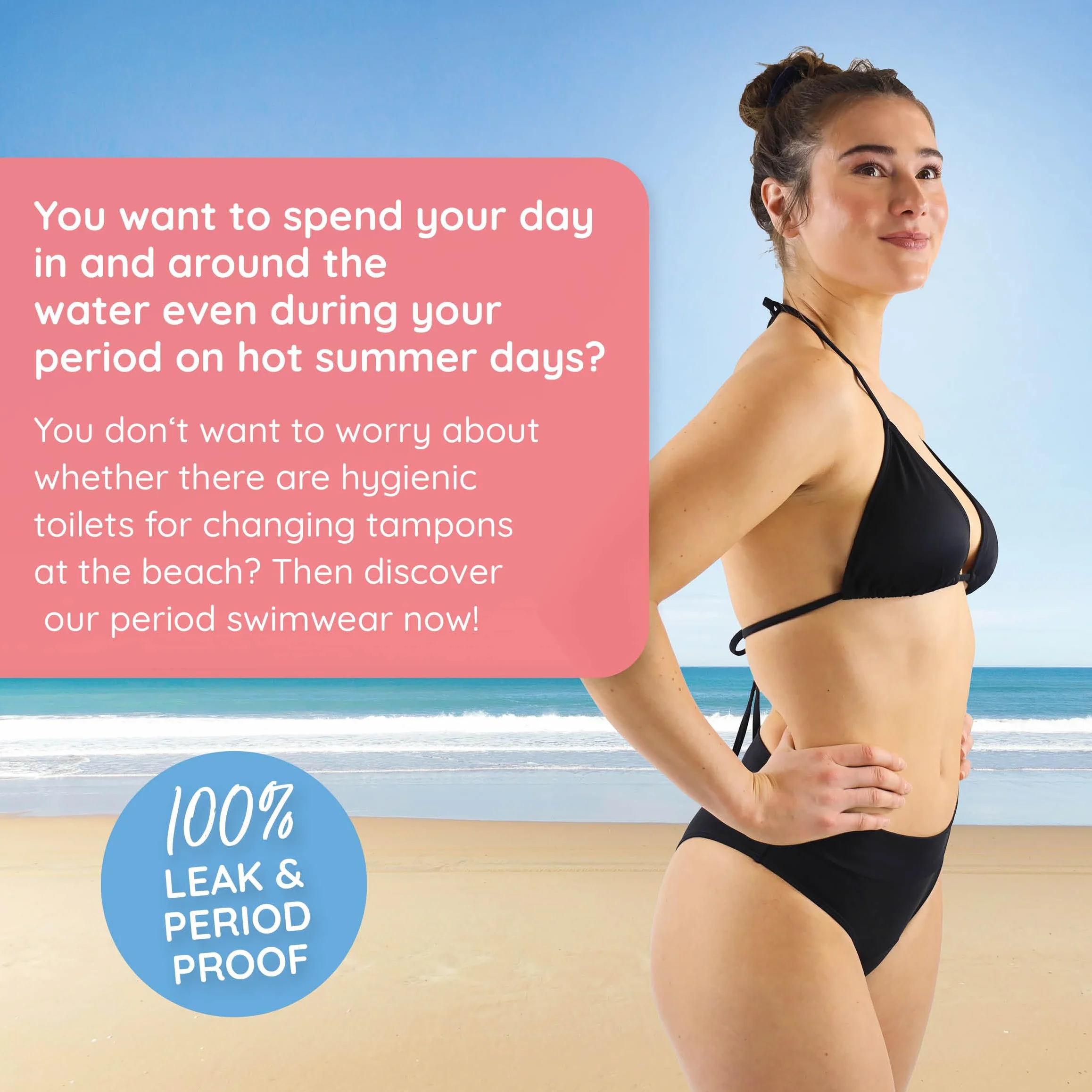 MYLILY figi bikini dla kobiet | strój kąpielowy na okres | figi bikini na okres | strój kąpielowy na okres |