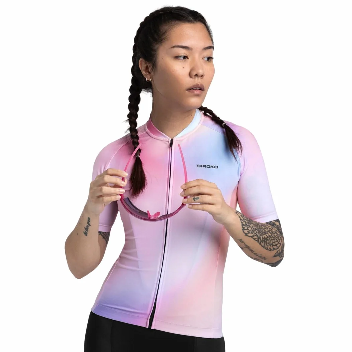 SIROKO - Koszulka Rowerowa dla Kobiet Siroko M2 Aura
