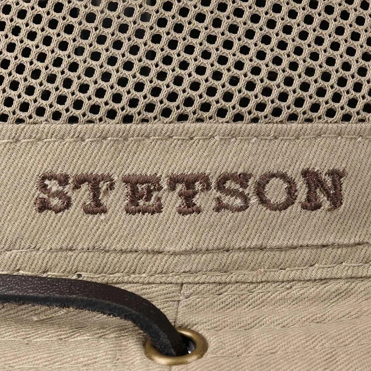 Stetson Kapelusz Safari TakaniKobiety/Mężczyźni - do trekkingu outdoorowy meshu Z paskiem na podbródek wiosna-lato jesień-zima Wiosna Lato