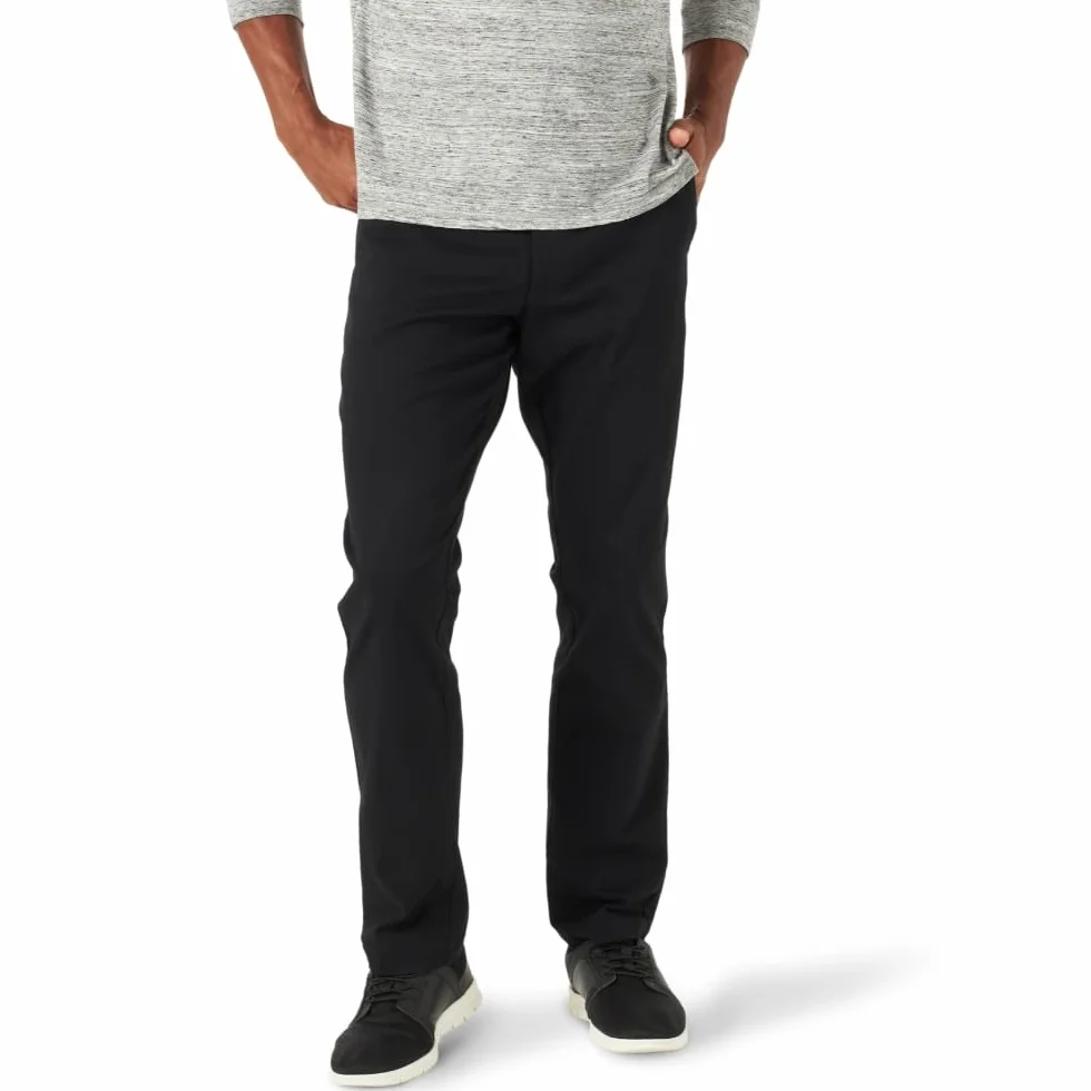 Lee Męskie spodnie Extreme Motion Flat Front Relaxed Taper