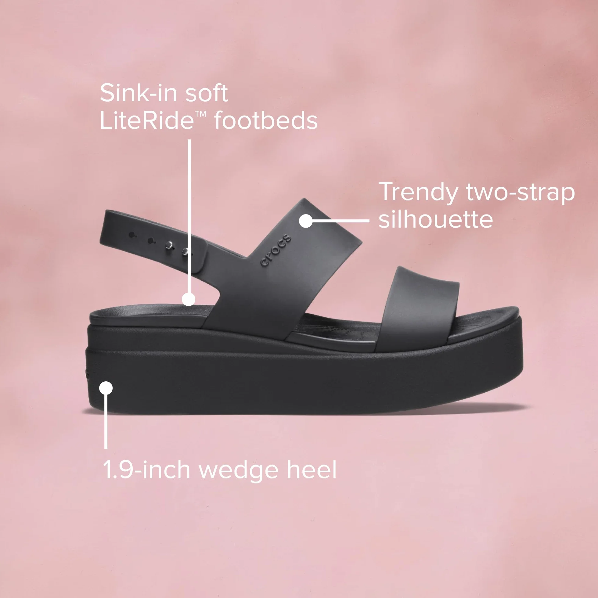 Crocs Kobiety Brooklyn Low WedgeSandały