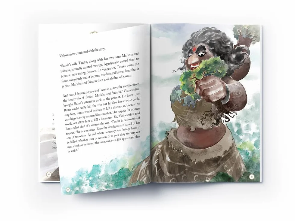 Illustrated Ramayana for Children: Immortal Epic of India (Deluxe Edition)