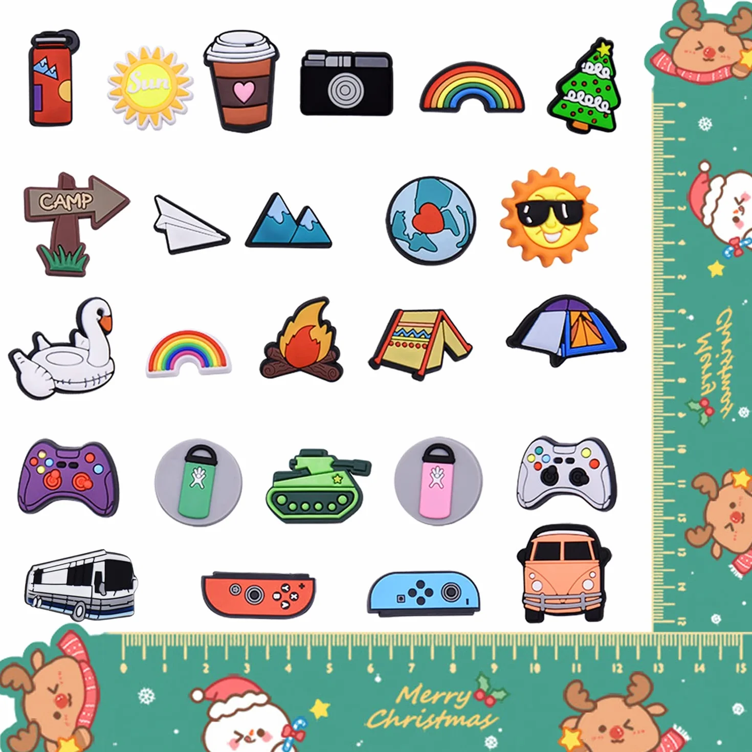 wisiorki do butów kreskówka PVC buty uroki odkryty Camping Mountain Charms dla butów Bracelet Nadgarstek, universale, PVC, FLASE