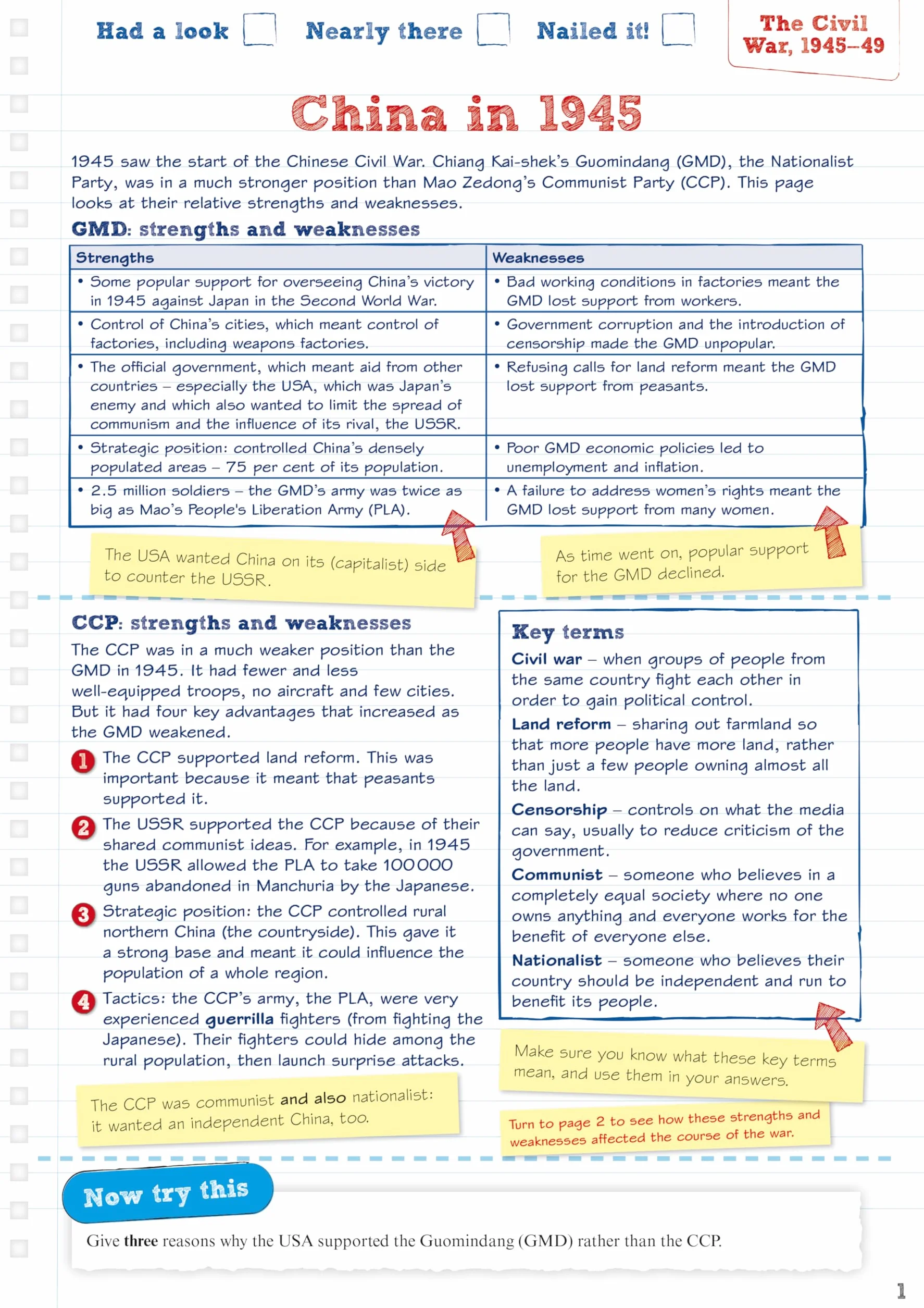Revise Edexcel GCSE (9-1) History Mao's China Revision Guide and Workbook: with free online edition