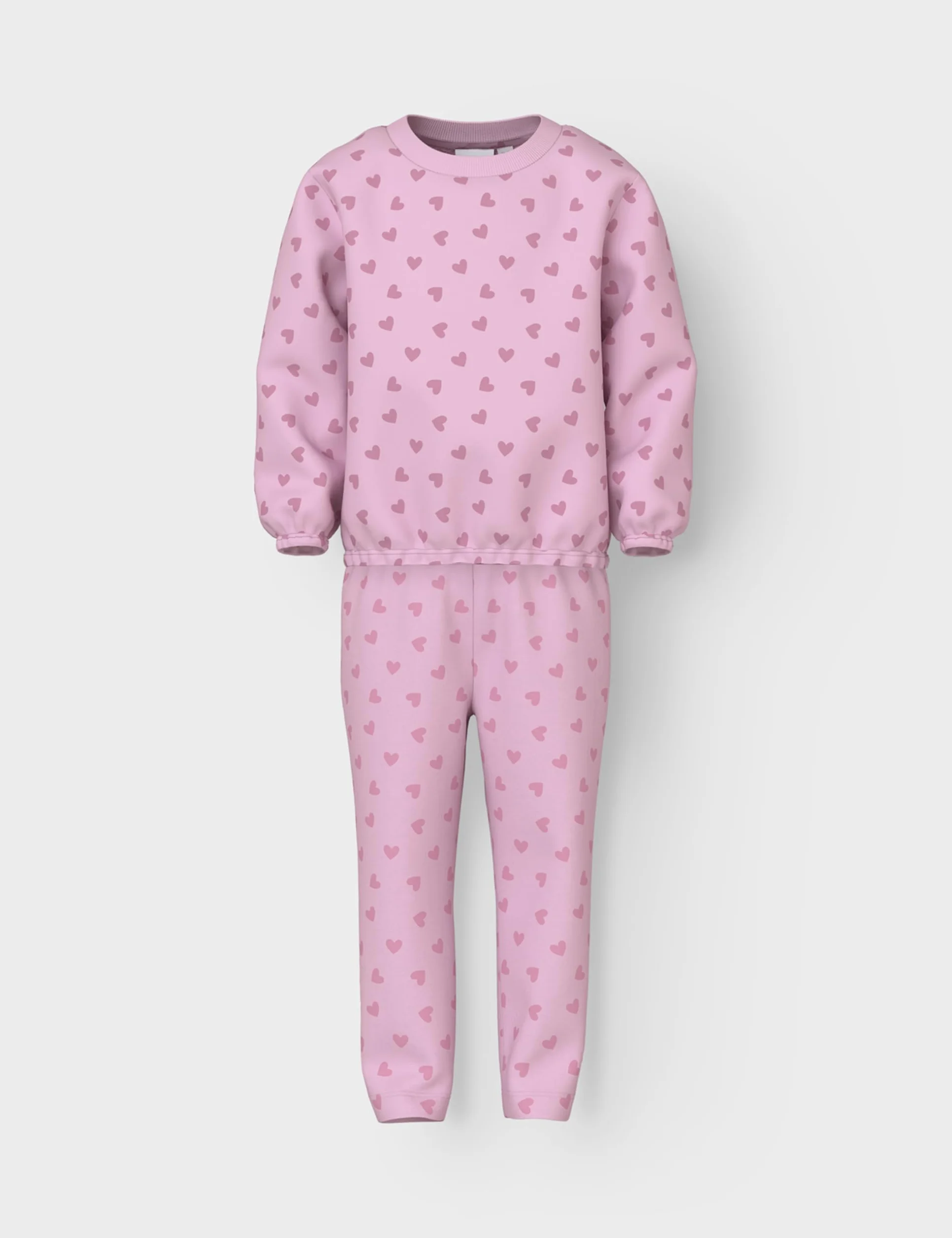 NAME IT Dziewczęcy Nmfviluba Ls Nreg Bru Sweat Set, gorset, 116