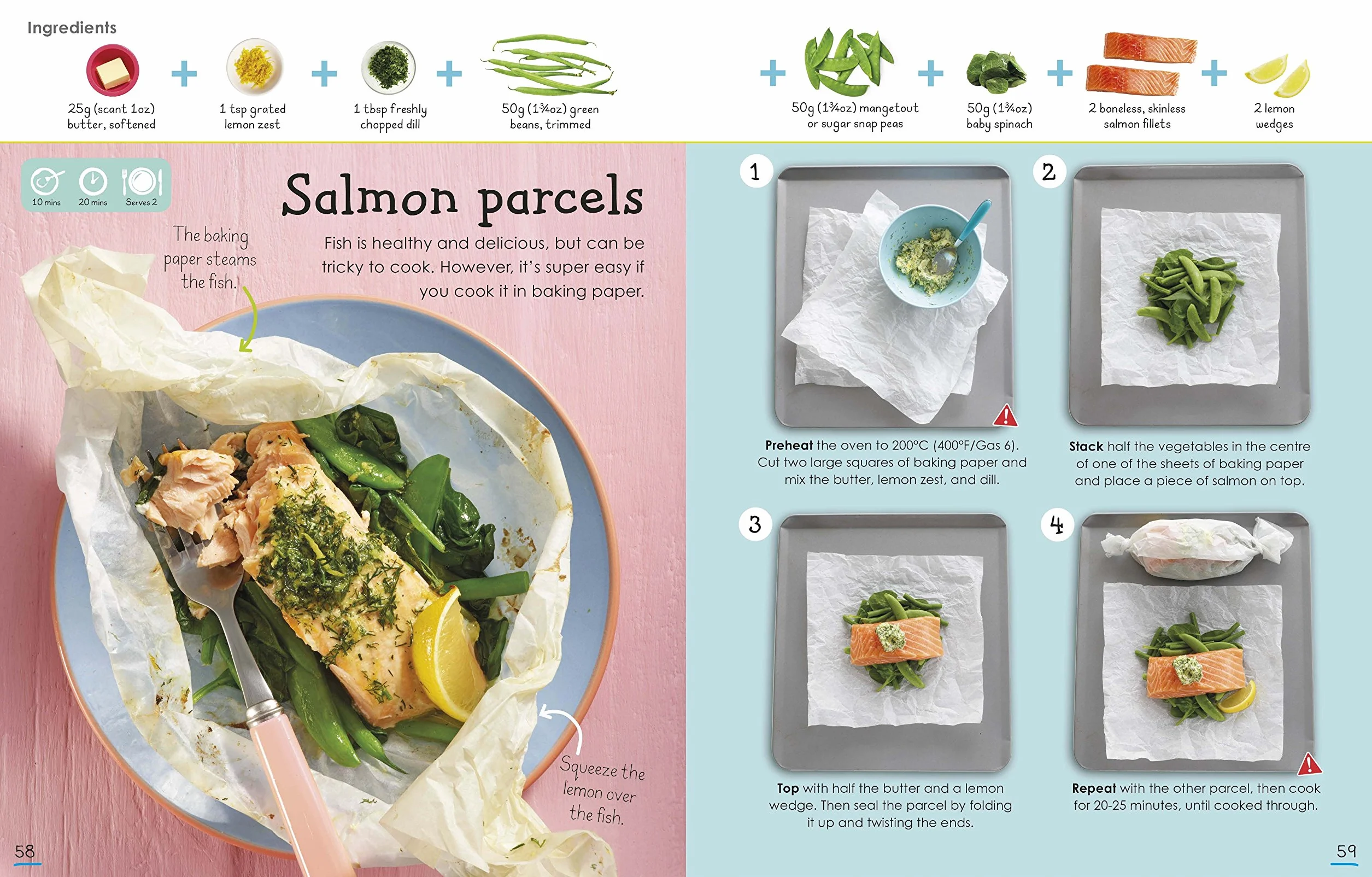 Cooking Step By Step: More than 50 Delicious Recipes for Young Cooks