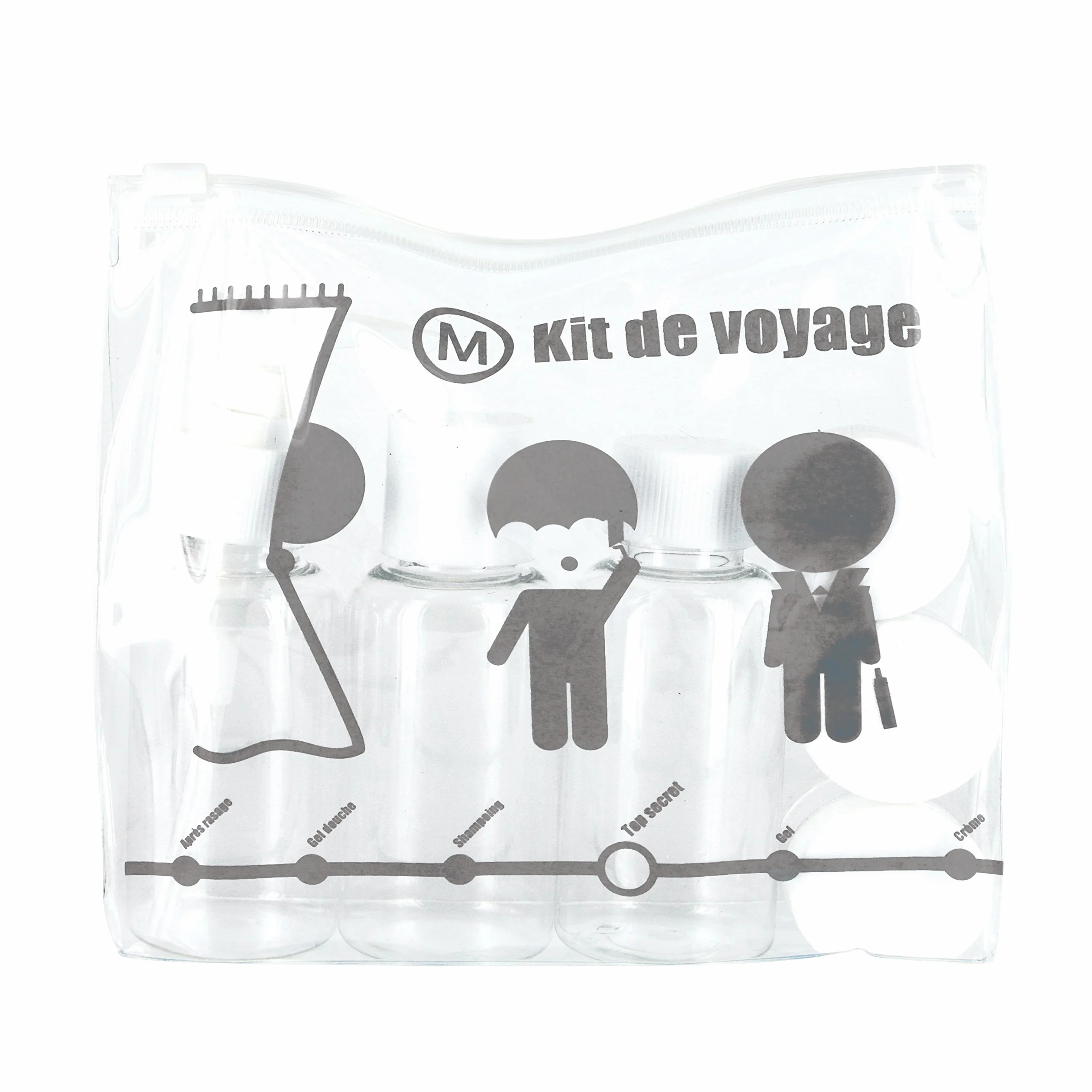 CMP IBERICA CMSC15130 KIT VIAJE NECESER C/6 P. SURTI, biały, 3