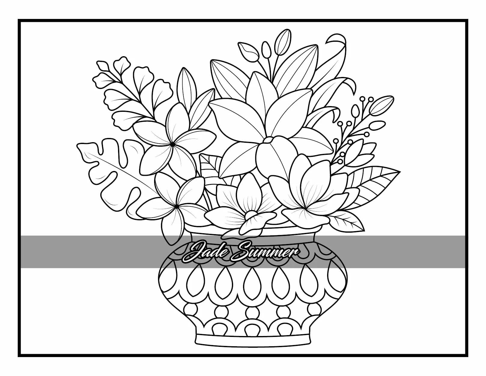 100 Flowers: Adult Coloring Book with Bouquets, Wreaths, Swirls, Patterns, Decorations