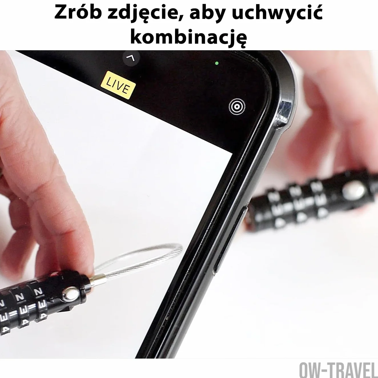 OW-Travel TSA Kłódka z Linką i Zamkiem Szyfrowym(Zestaw 2 Pomarańczowy)3 Cyfrowe Kłódki Walizkowe. Kłódka na szyfr na Plecak, Walizkę, Bagaż Kłódki Szyfrowe Bagażowe Szafek na Siłownię