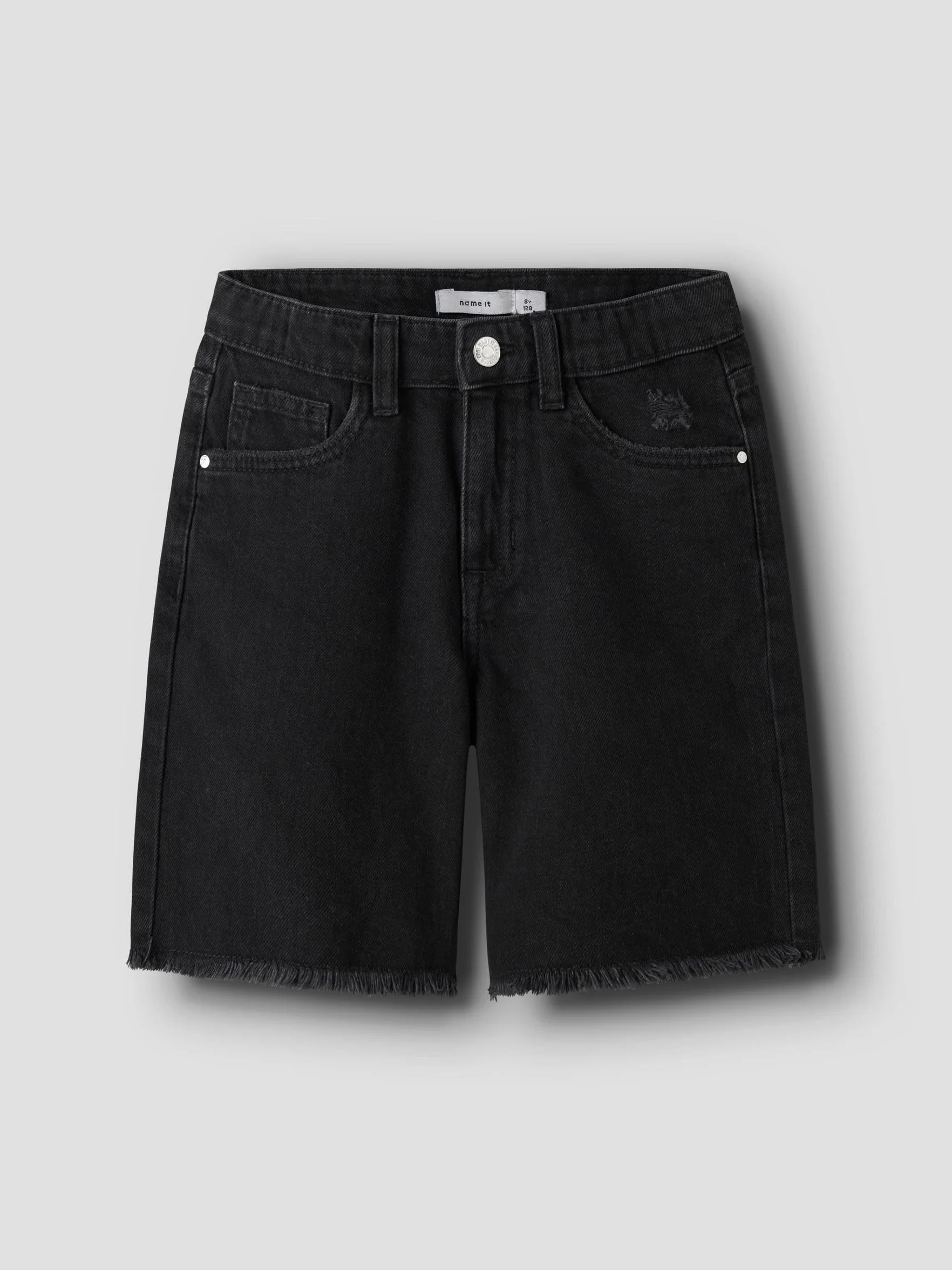 NAME IT Nkfbella Hw Wide Dnm Shorts 1488-be Noos - Nkfbella Hw Wide Dnm szorty 1488-Be Noos Dziewczynki