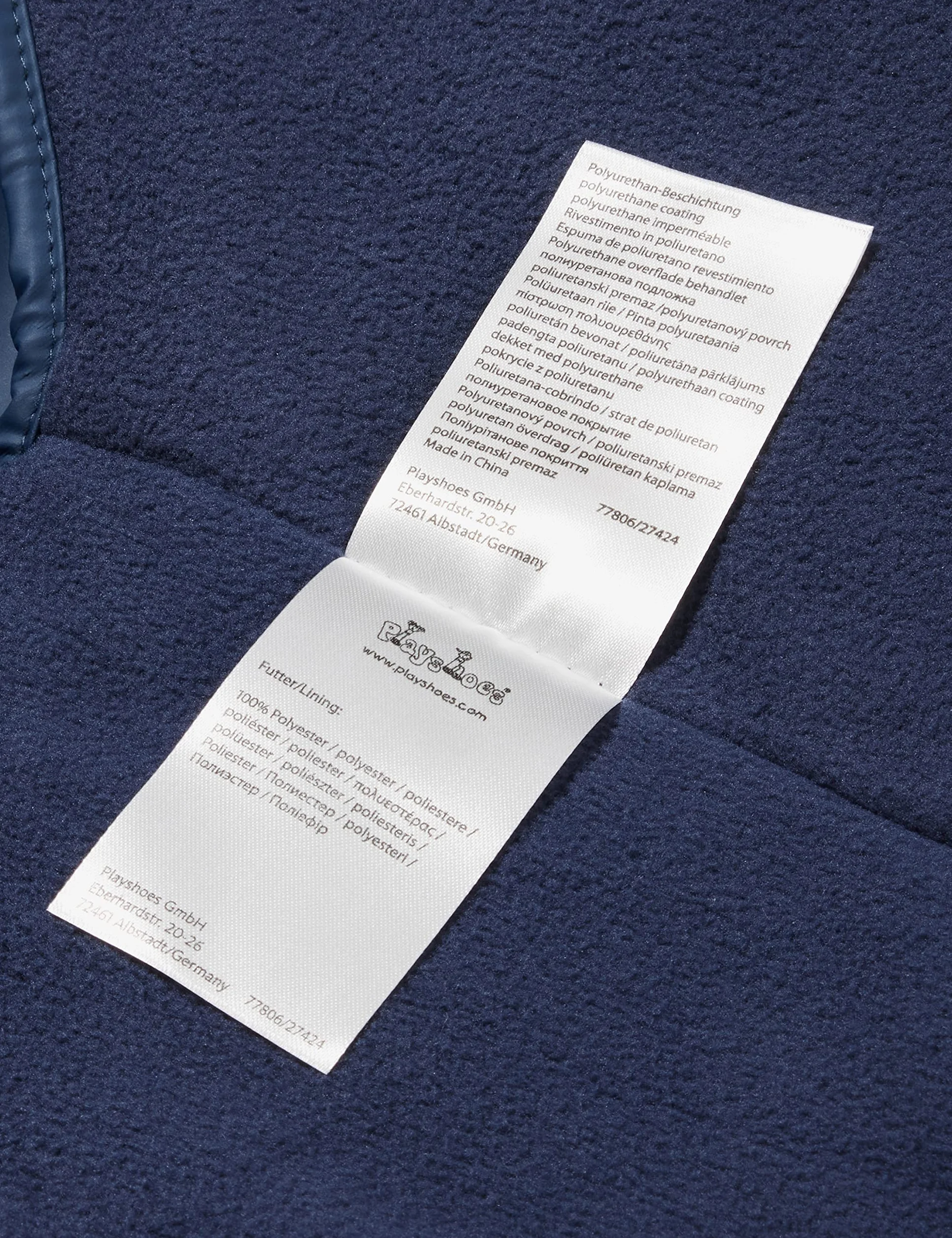 Playshoes Fleece - Spodnie na szelkach z polaru Uniseks - dzieci