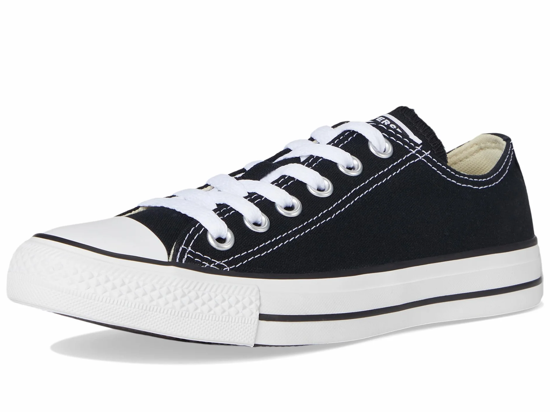 Converse All Star Monochrome Cuir Ox Trampki Mezczyzni Biały Trampki Niskie Shoes