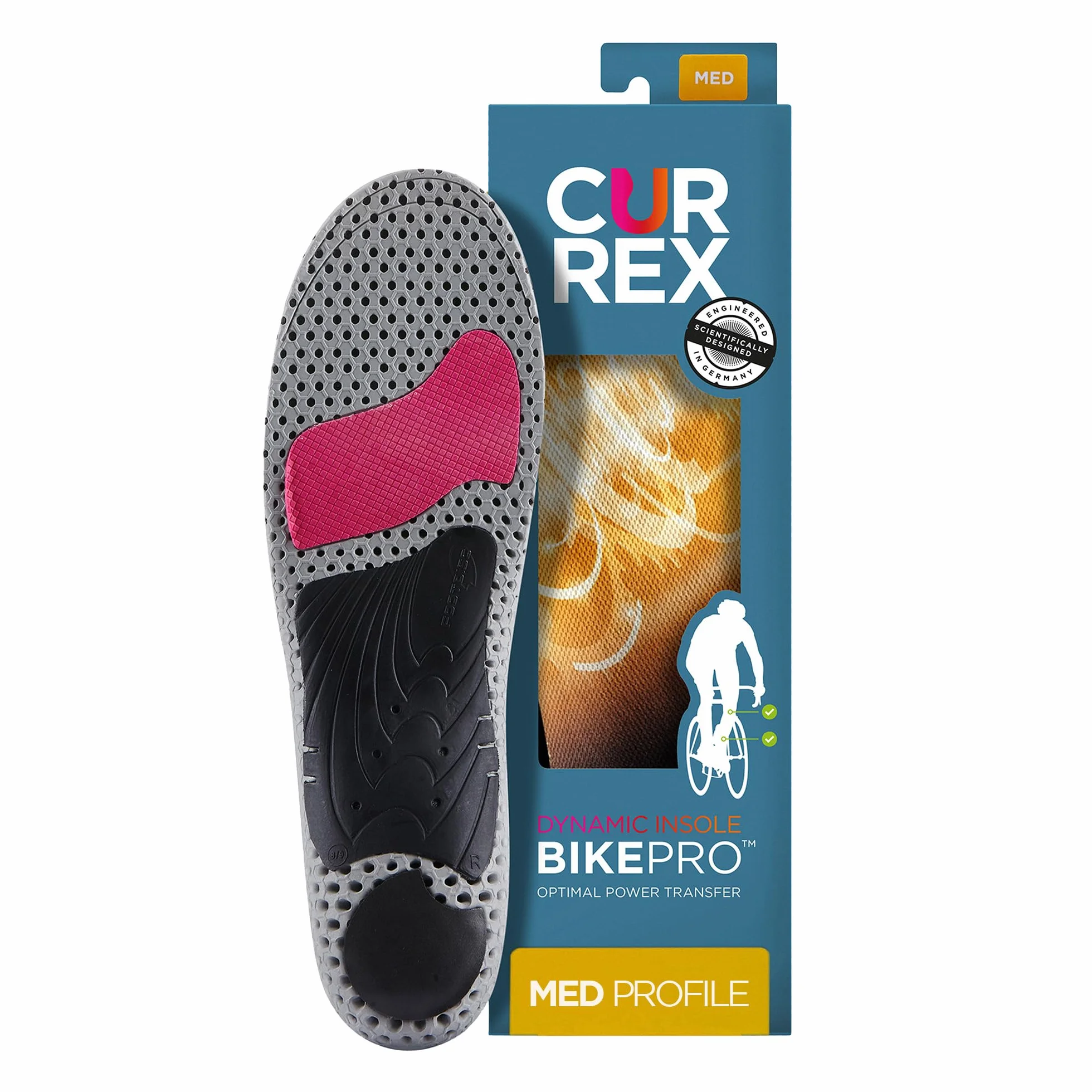 CURREX BikePro Sole - Twój nowy wymiar w rowerze. Dynamiczna wkładka do jazdy na rowerze, rowerze górskim lub jazdy na rowerze.