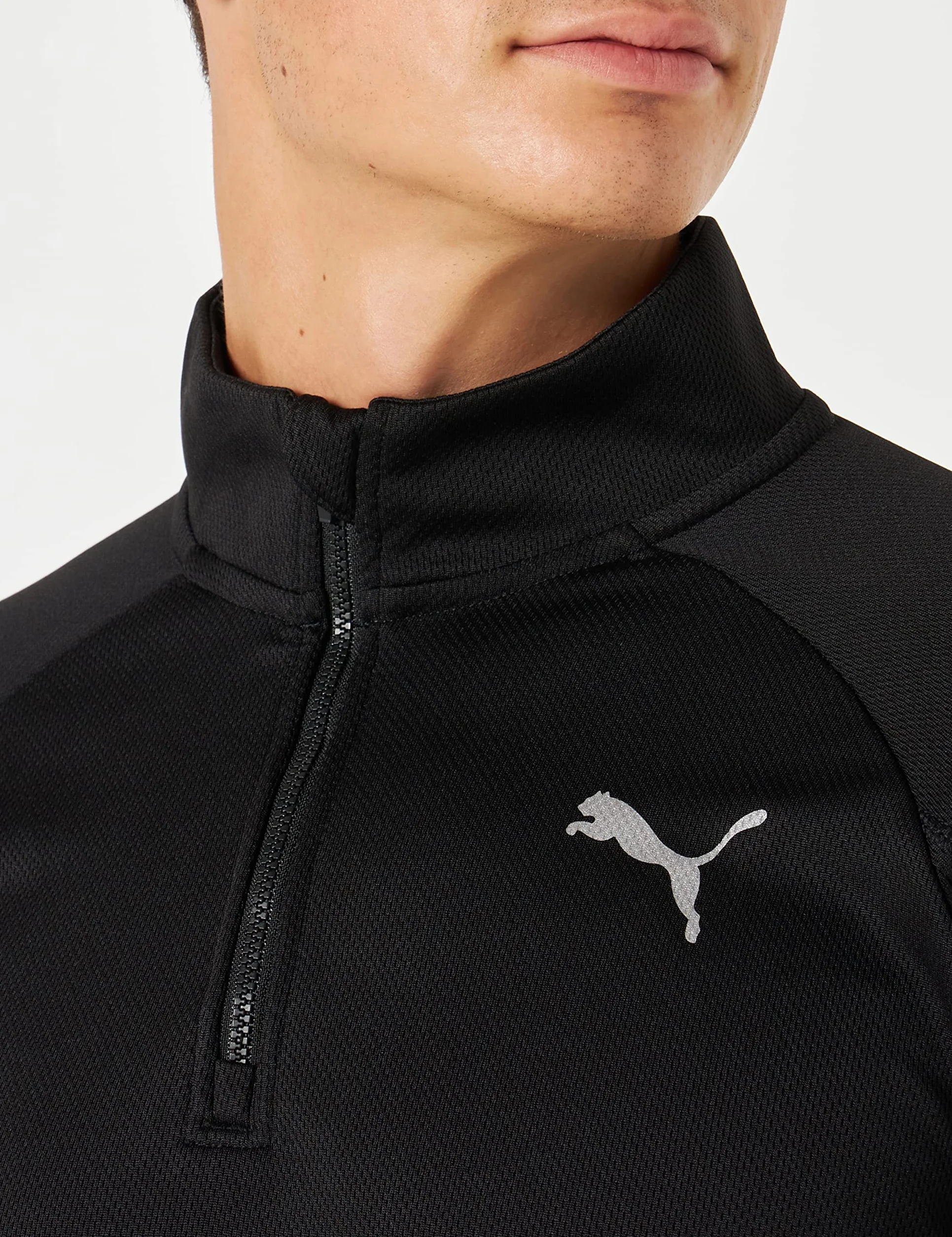 PUMA Pulower Mężczyźni Run 1/4 Zip Ls Tee M