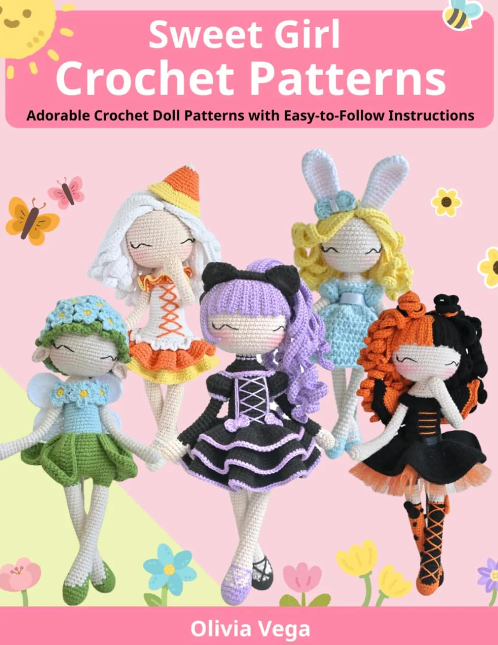 Sweet Girl Crochet Patterns: Adorable Crochet Doll Patterns with Easy-to-Follow Instructions