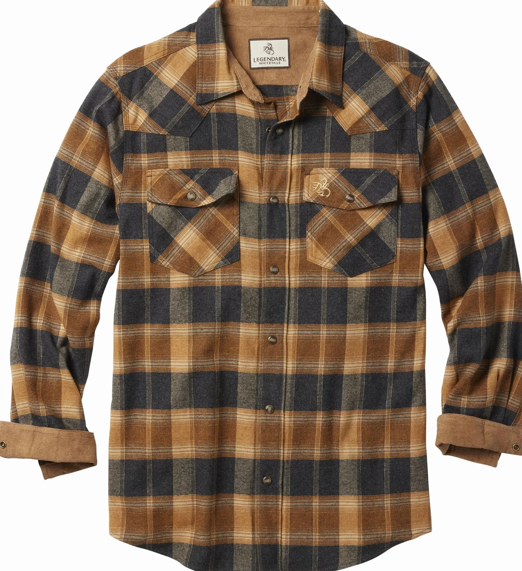 Legendary Whitetails Długi rękaw męski Shotgun Western Flannel Shirt