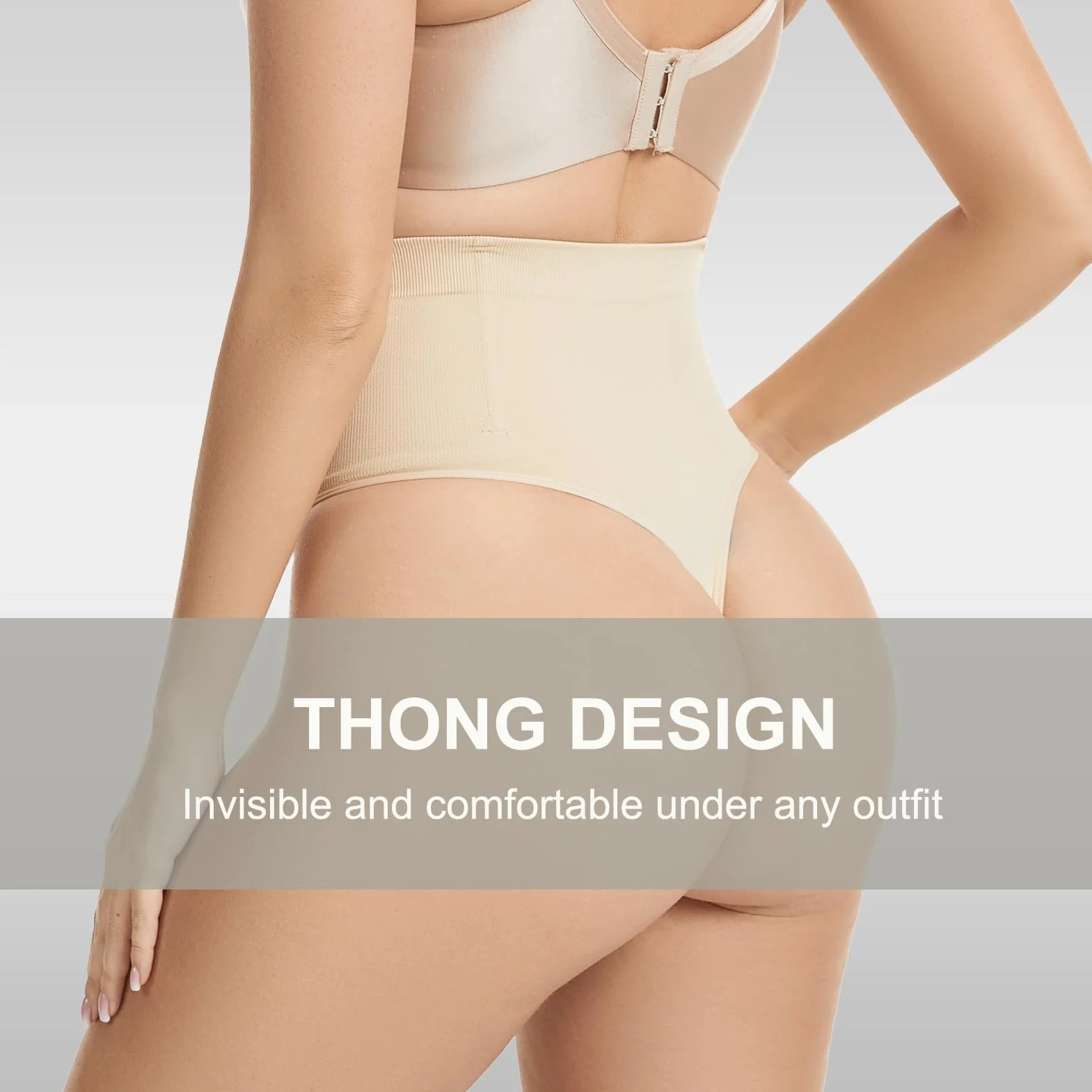 KSKshape Bielizna modelująca brzuch stringi dla kobiet wyszczuplające stringi bezszwowe bielizna modelująca sylwetkę