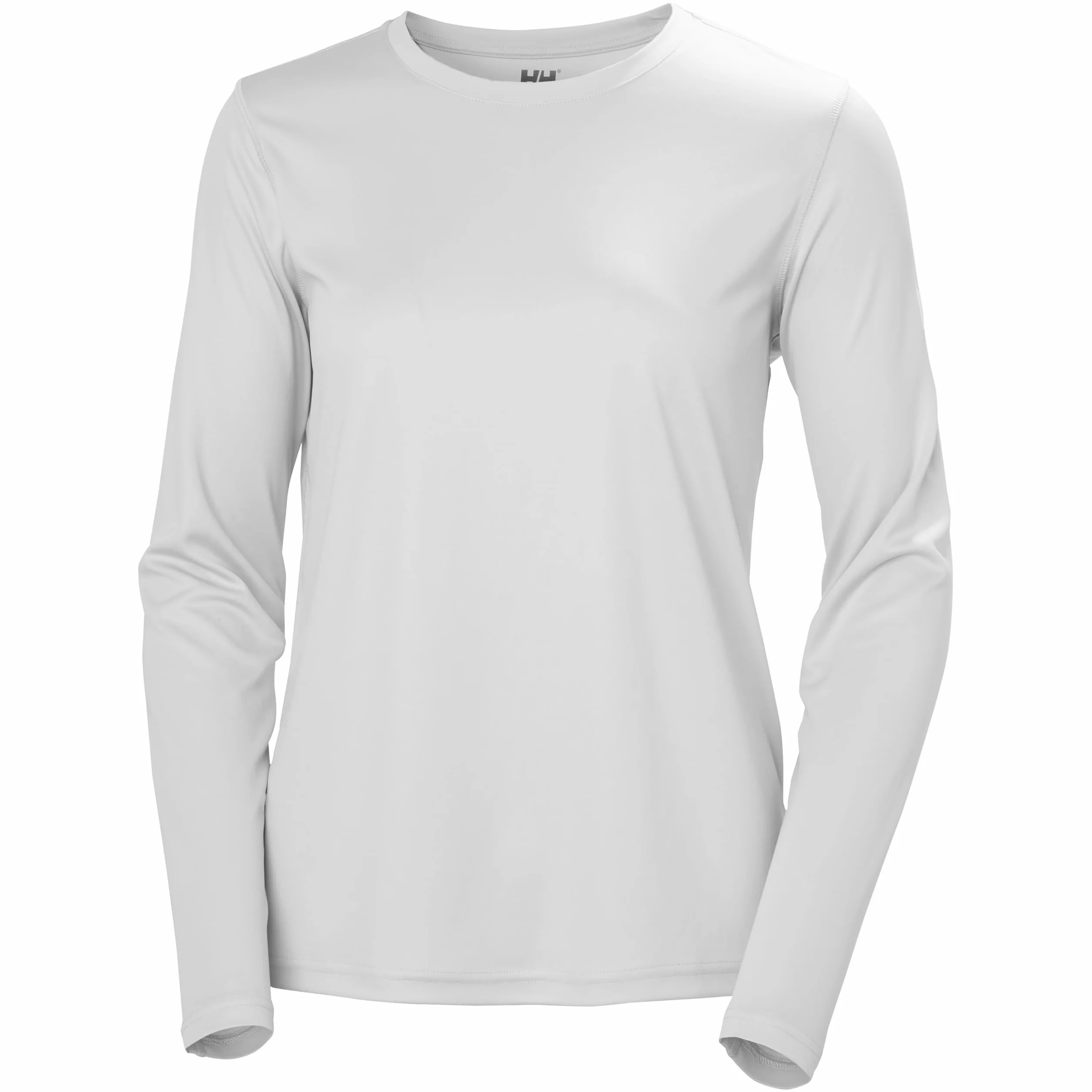 Helly Hansen Damskie W HH Tech Crew LS 2.0, szara mgła, XS