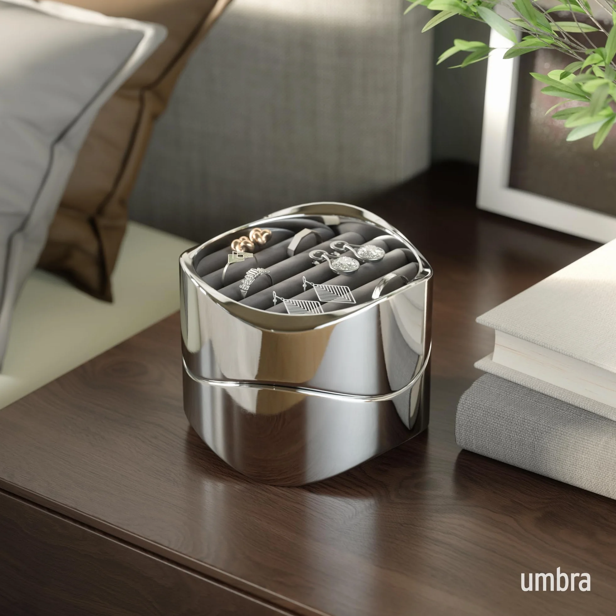 Umbra Organizer na biżuterię falistą