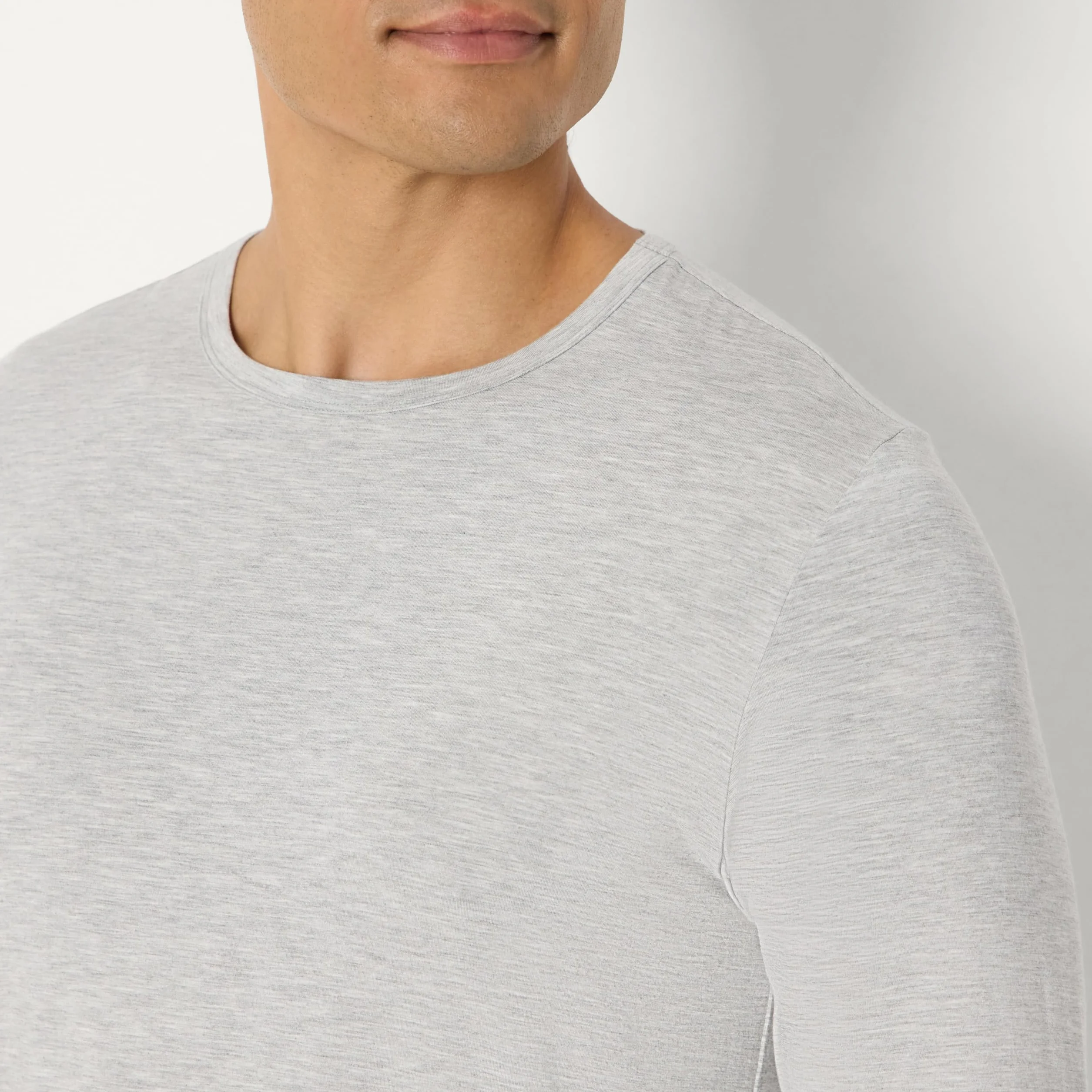 Amazon Essentials Super miękki męski podkoszulek z długim rękawem, 2 sztuki