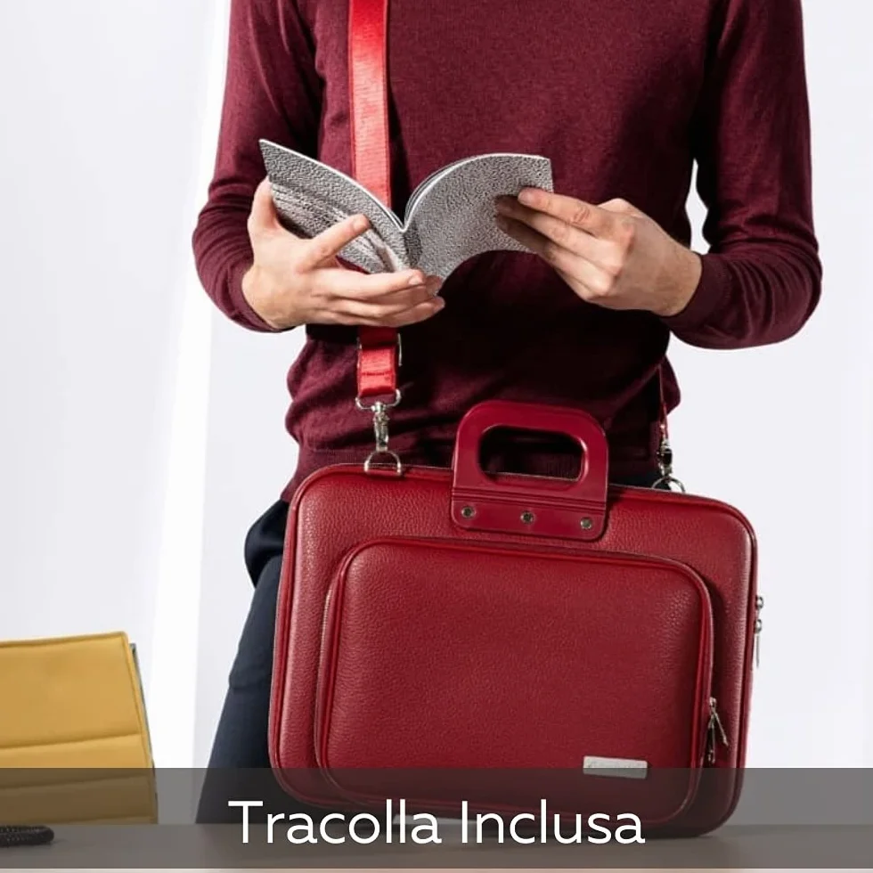 Bombata Classic Plus Teczka 39,6 cm 43 cm, czerwona, 43 cm, teczka