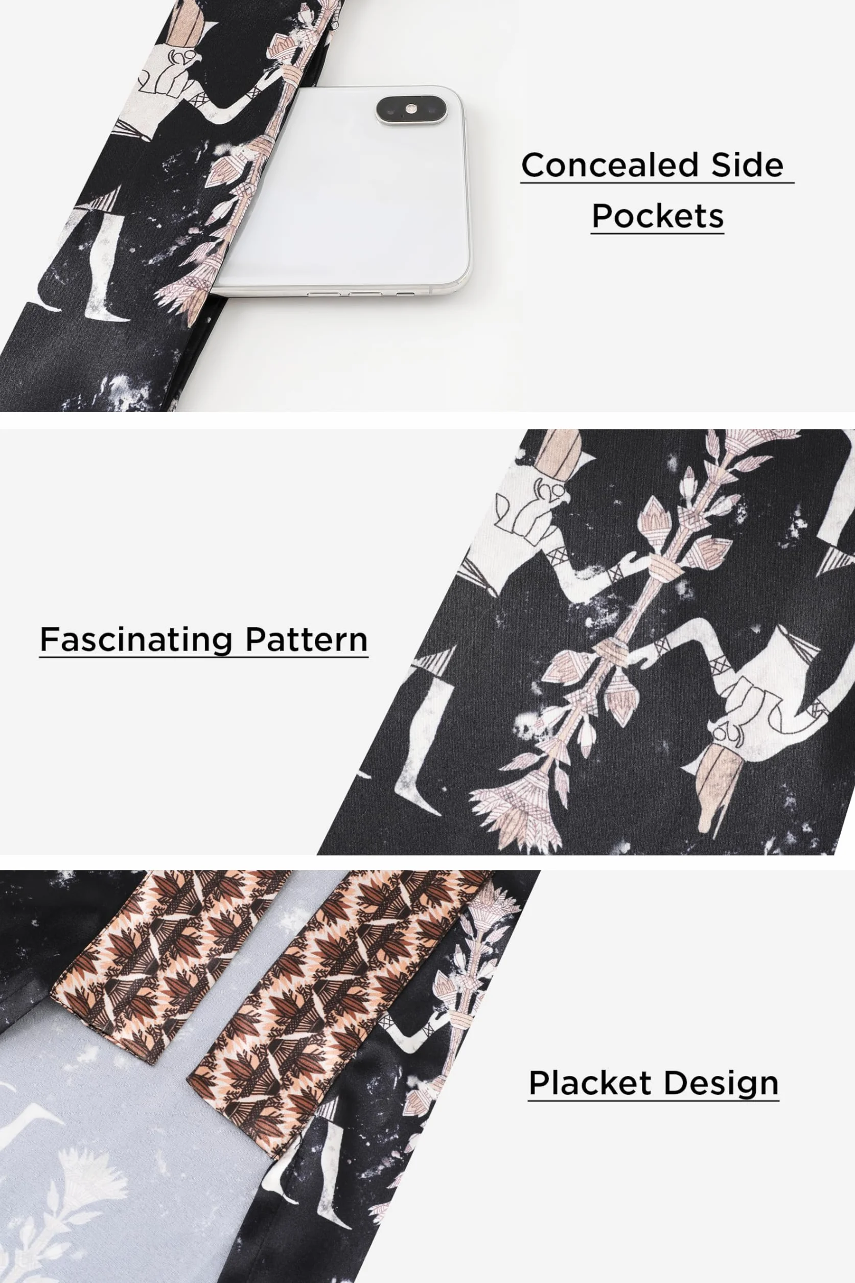 BABEYOND Houndstooth kimono męski szlafrok kąpielowy – długi jedwabny płaszcz do spania męski bielizna nocna satynowy szlafrok szlafrok modny szlafrok kąpielowy