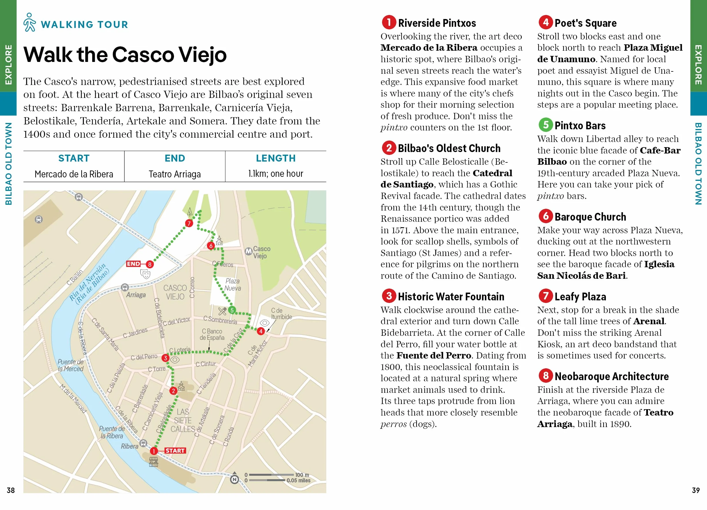 Pocket Bilbao & San Sebastian 5ed -anglais-: Discover Twice the Region in Half the Time | Top Sights | Maps & Walking Tours | Covers Arkeologi Museoa, Puente Colgante, Monte Igueldo and more