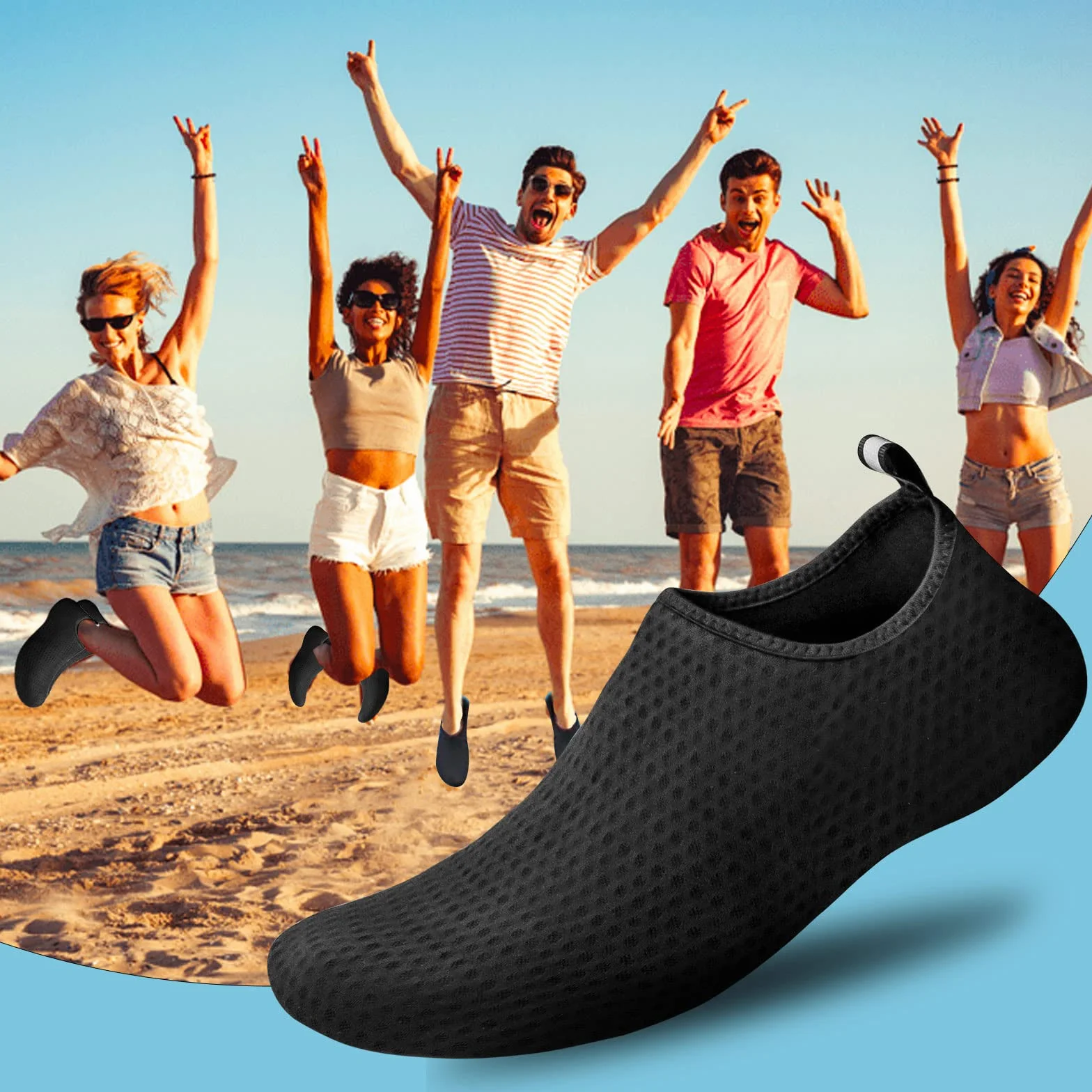 Buty Wodne Plaża Surf Nurkowanie Snorkeling Pływanie Bose Buty Szybko Suche Skarpetki dla Mężczyzn Kobiety