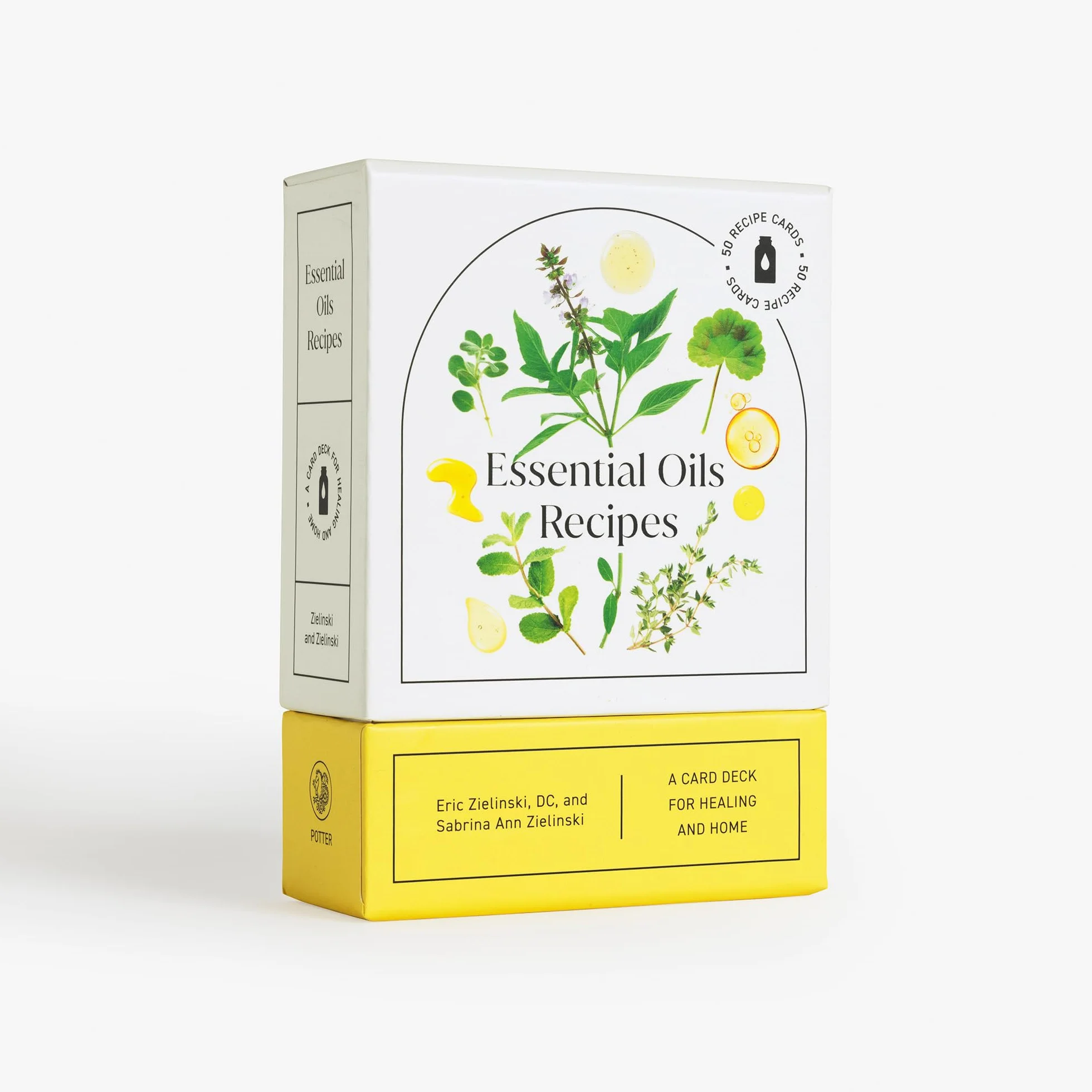 Essential Oils Recipes: A 52-Card Deck for Healing and Home: 50 Recipes