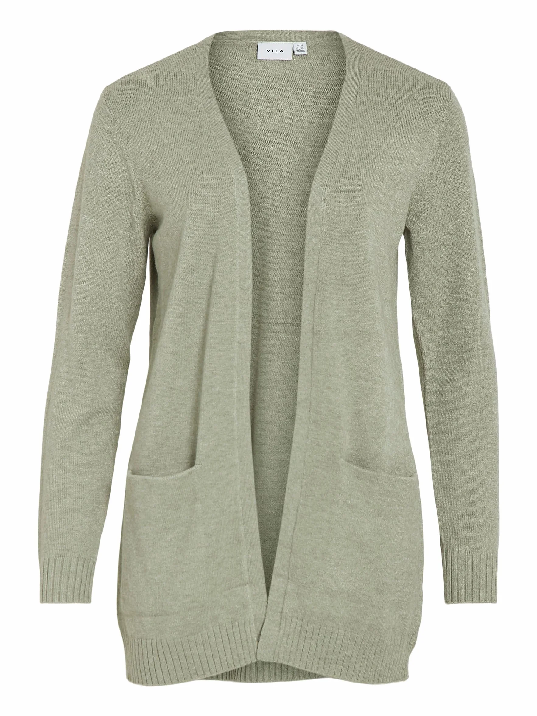Vila Kardigan Kobiety Viril Open L/S Knit kardigan - Noos