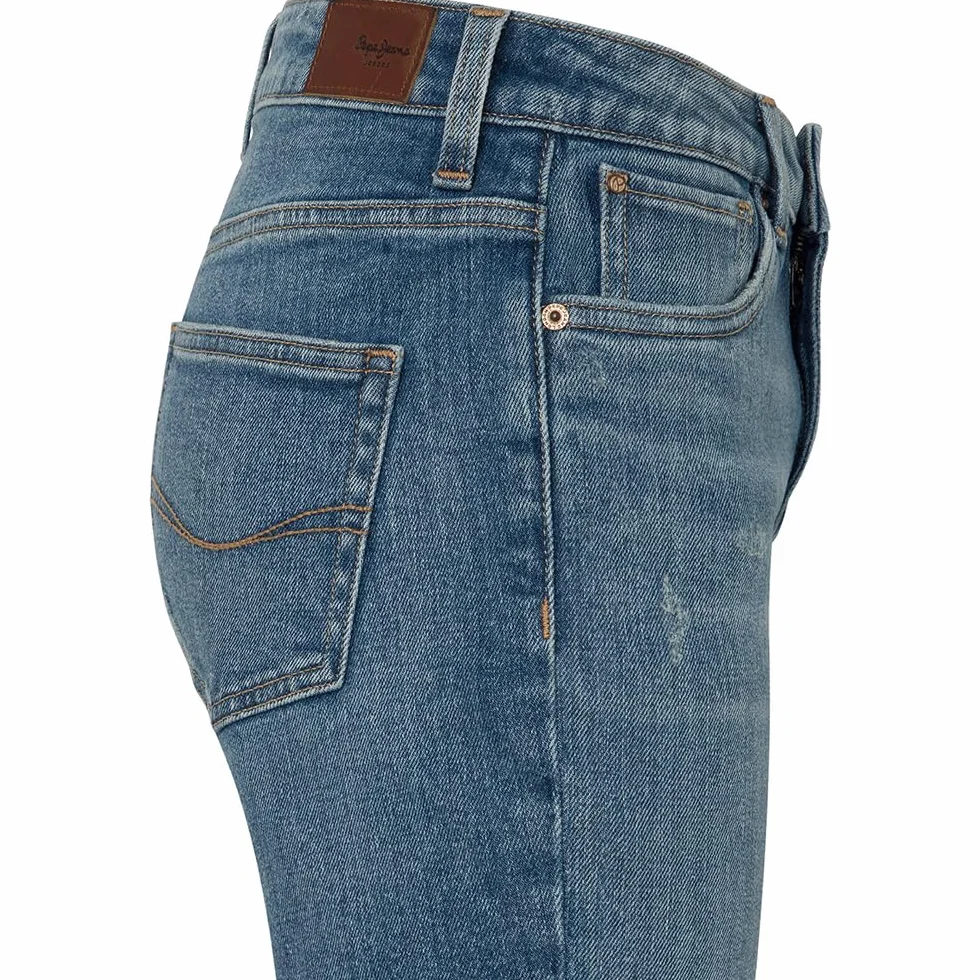 Pepe Jeans Zwężane Dżinsy Hw Pl204591 - Dżins Kobiety