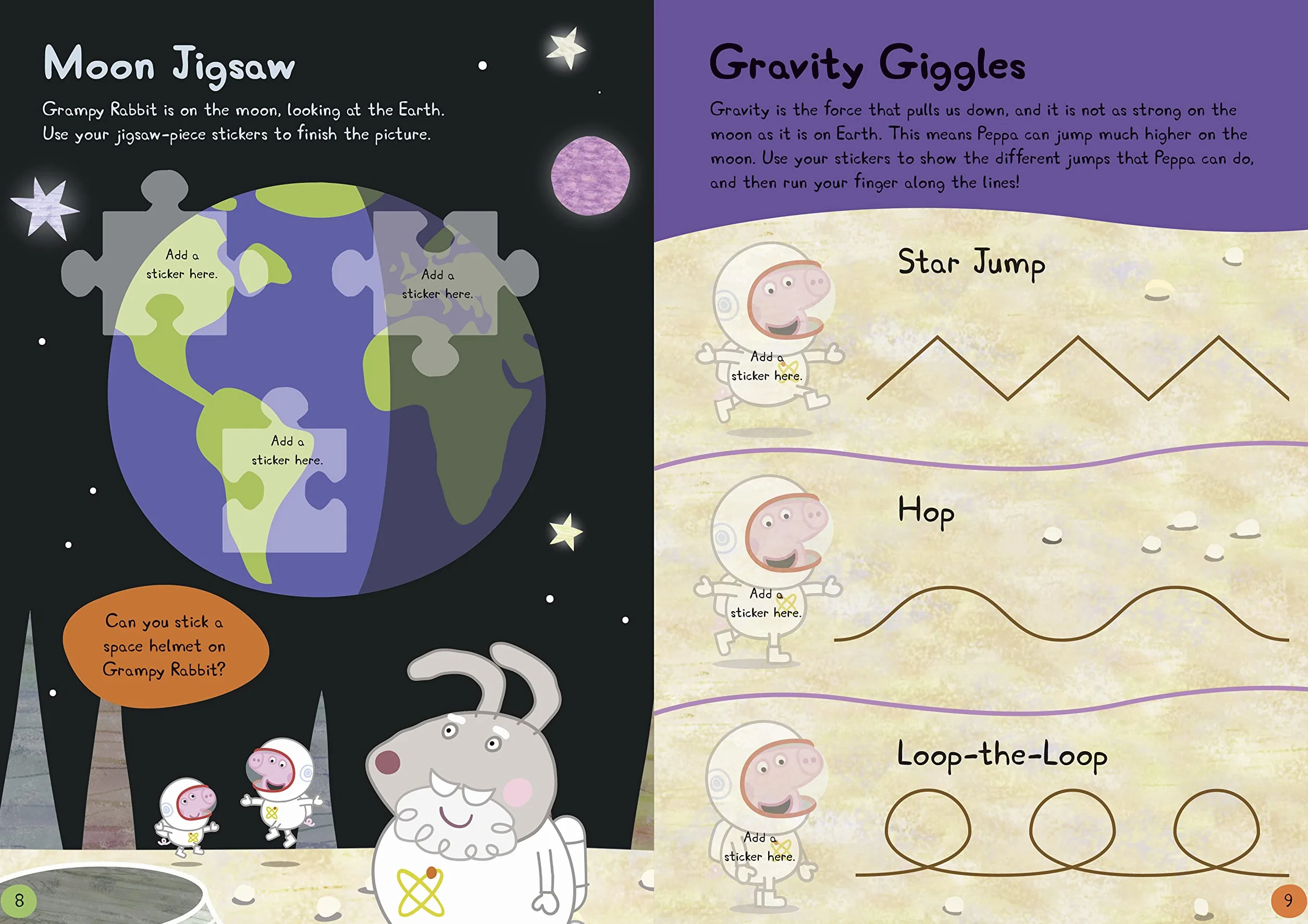 Peppa Pig Peppa in Space Sticker Activity Book