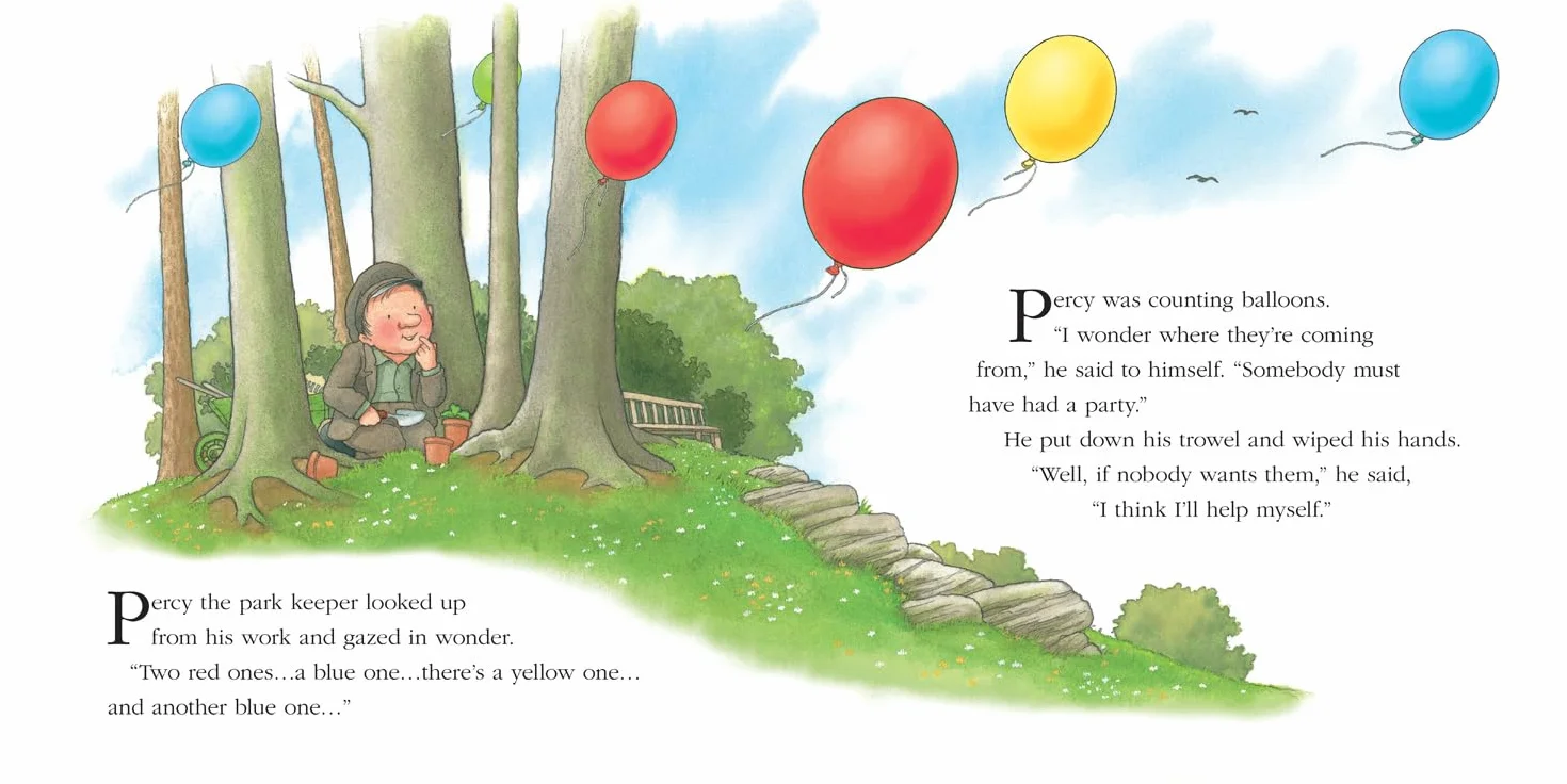 Hedgehog’s Balloon: A funny illustrated children’s picture book about Percy the Park Keeper from the bestselling creator of One Snowy Night