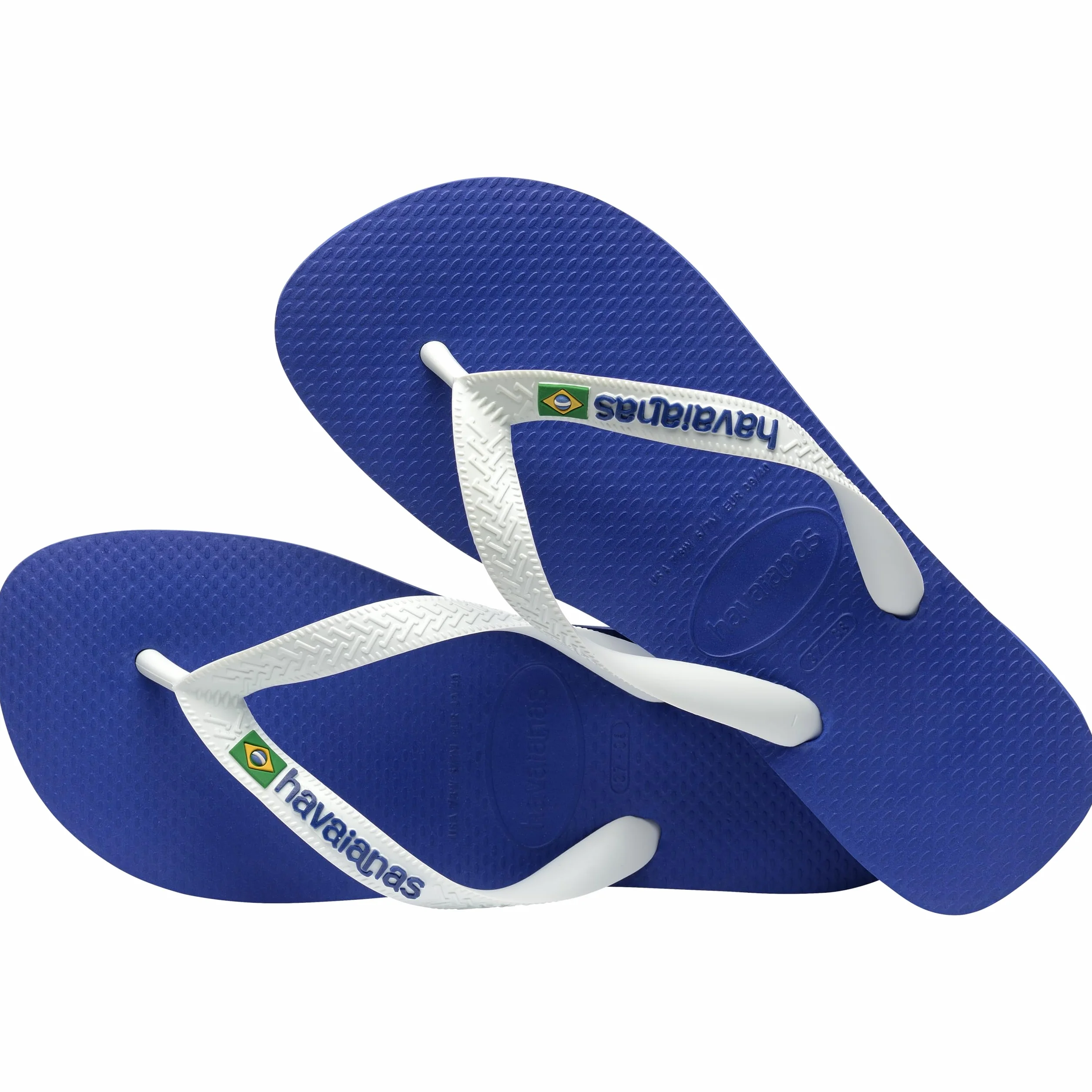 Havaianas Top Brasil Logo, Flip Flop Unisex Dorośli, Morski, 45/46 EU