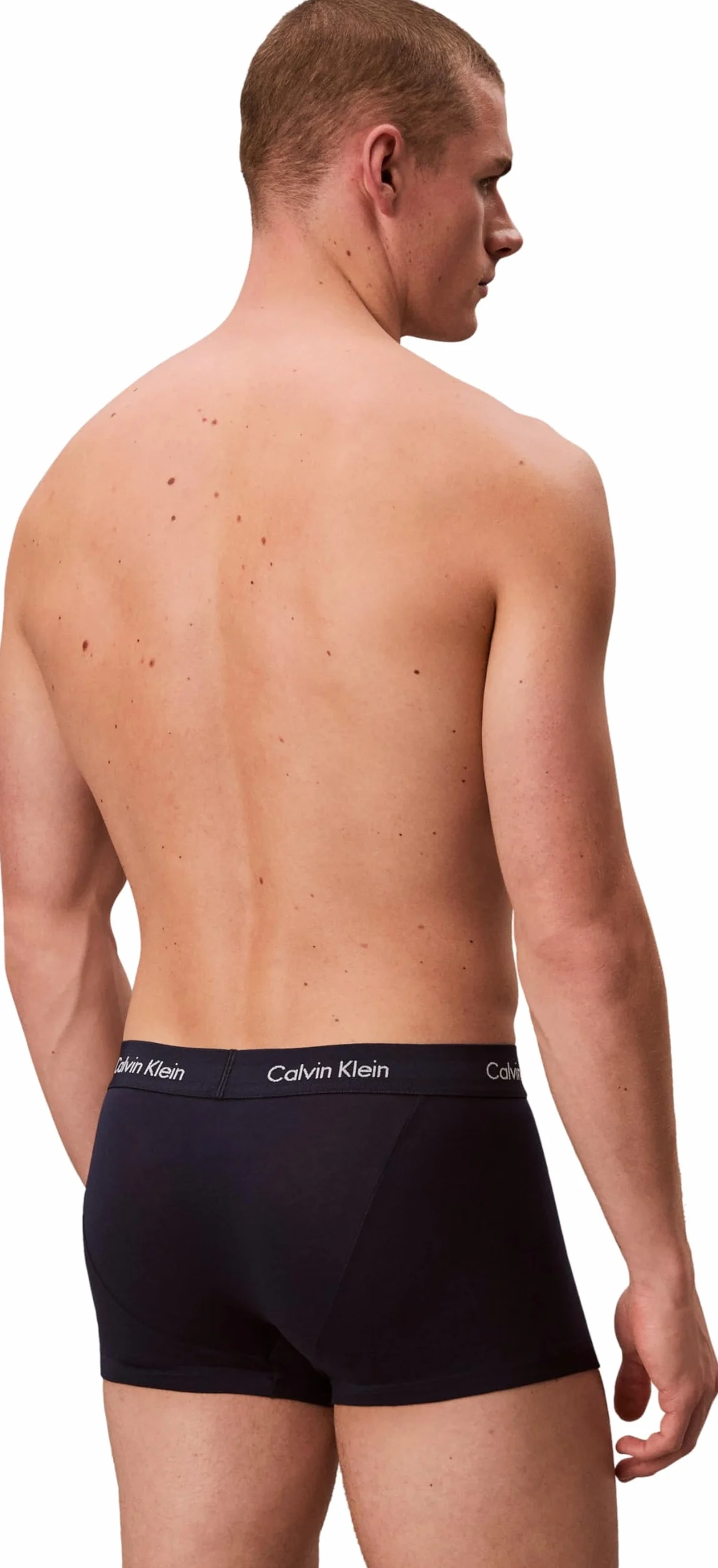 Calvin Klein Kufry męski Cotton Stretch Multipack Low Rise Trunks (3 w zestawie)