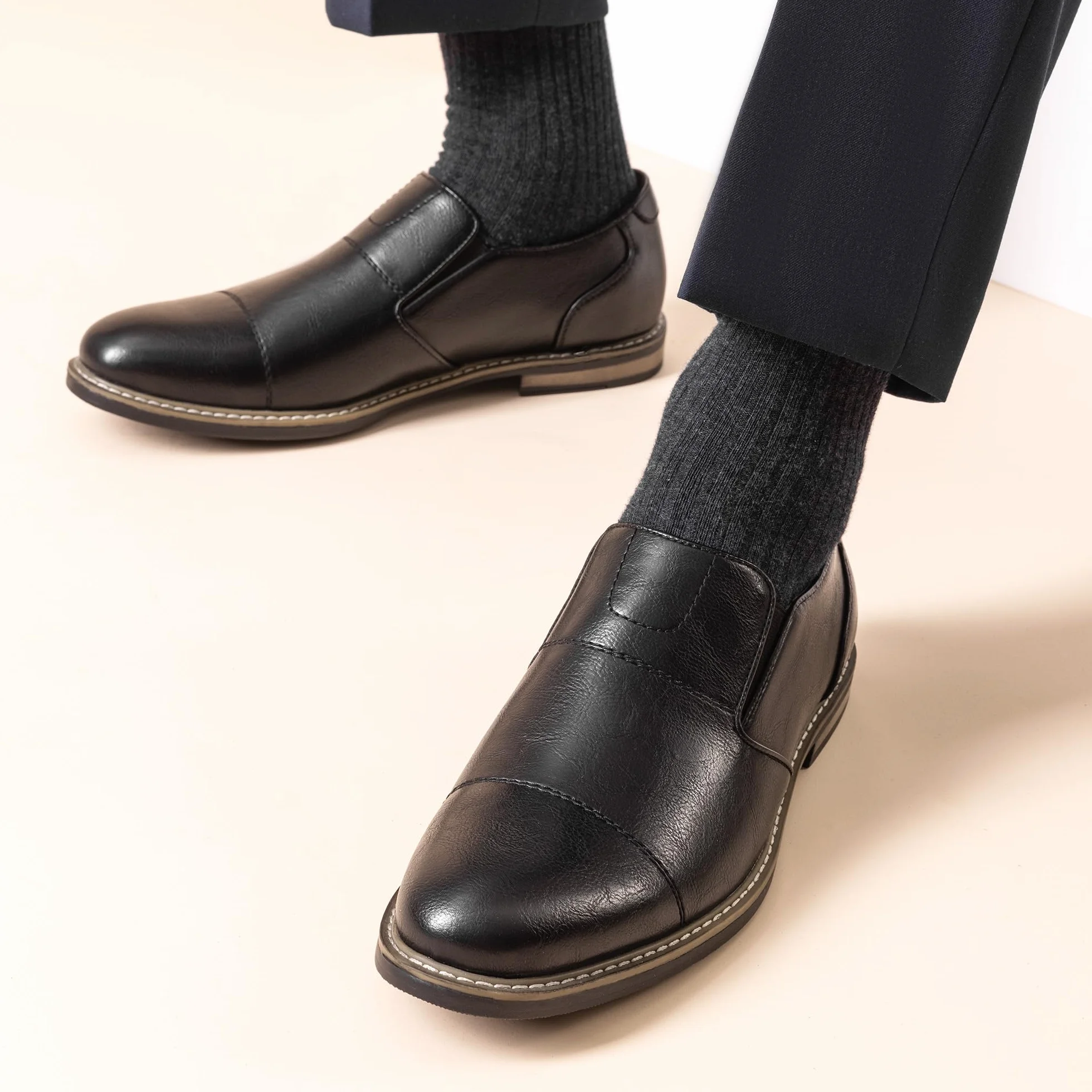 Bruno Marc Męskie buty do garnituru, mokasyny i mokasyny, męskie