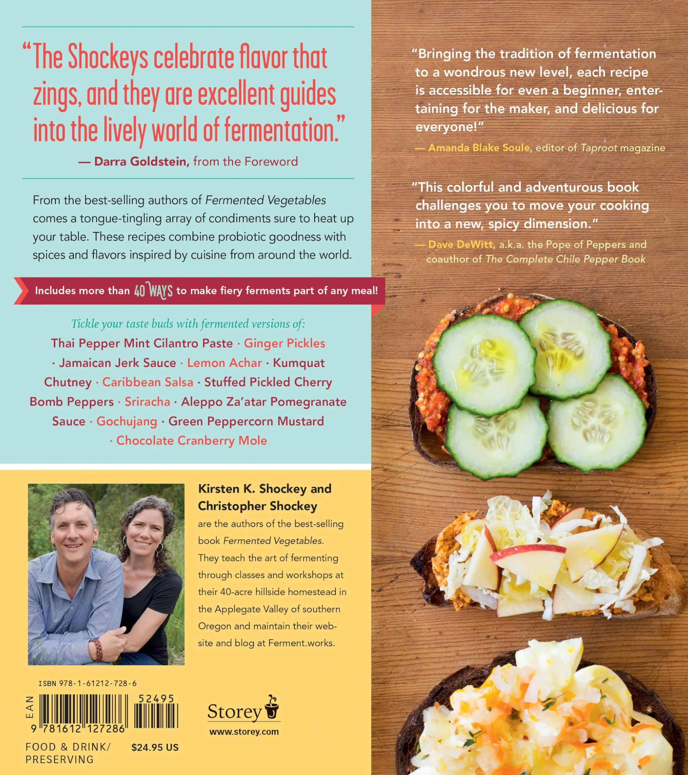 Fiery Ferments: 70 Stimulating Recipes for Hot Sauces, Spicy Chutneys, Kimchis with Kick, and Other Blazing Fermented Condiments