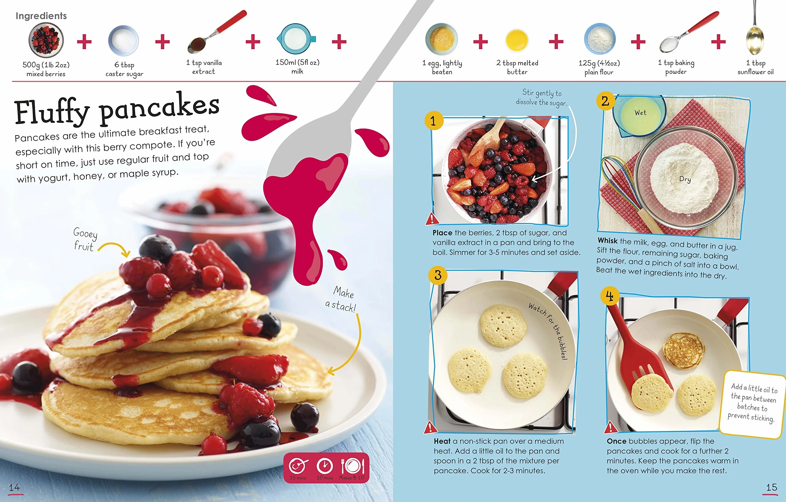 Cooking Step By Step: More than 50 Delicious Recipes for Young Cooks