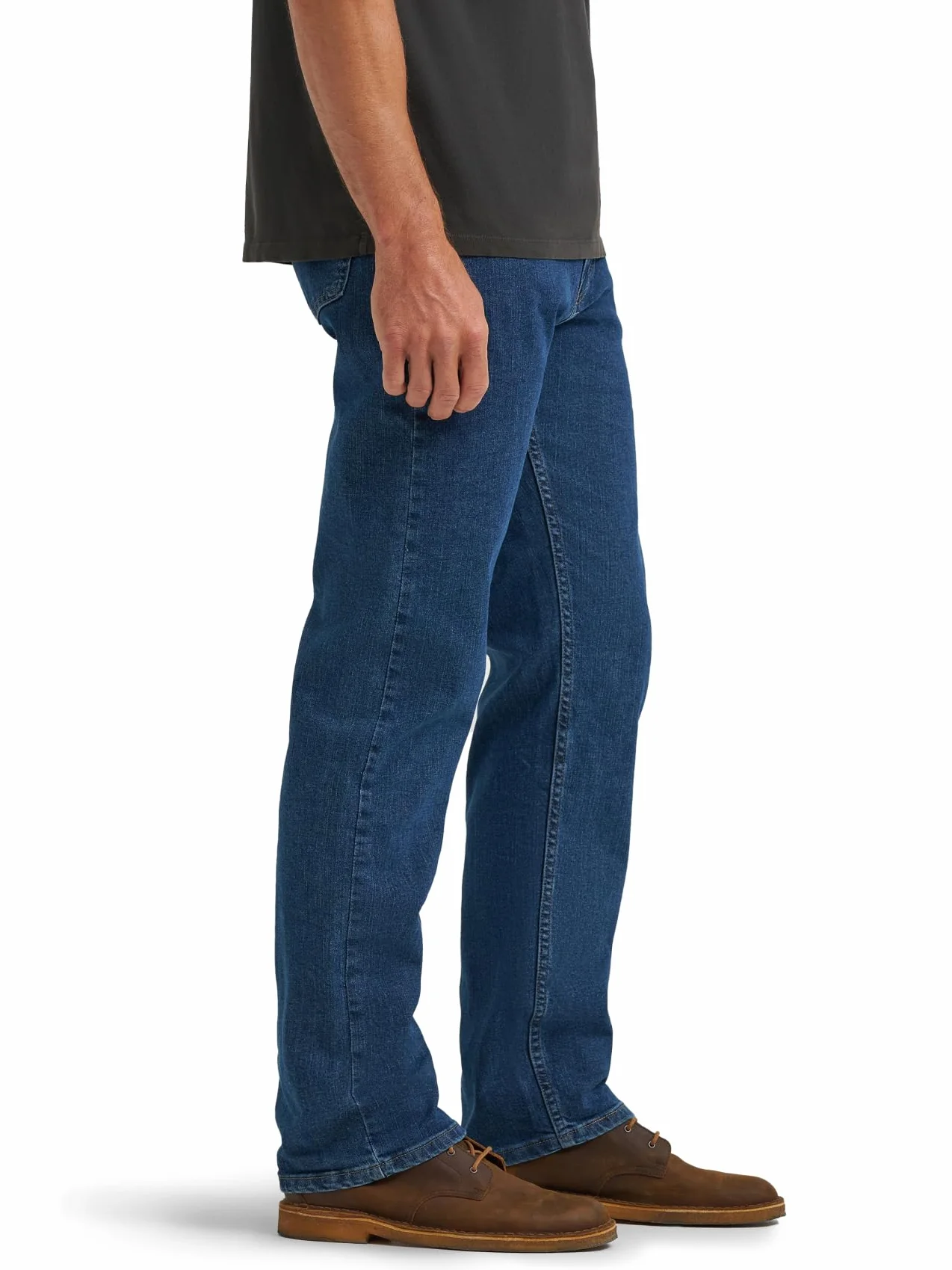 Wrangler Authentics Big & Tall Klasyczne Dżinsy Z Wygodnym Talią - prosty Mężczyźni
