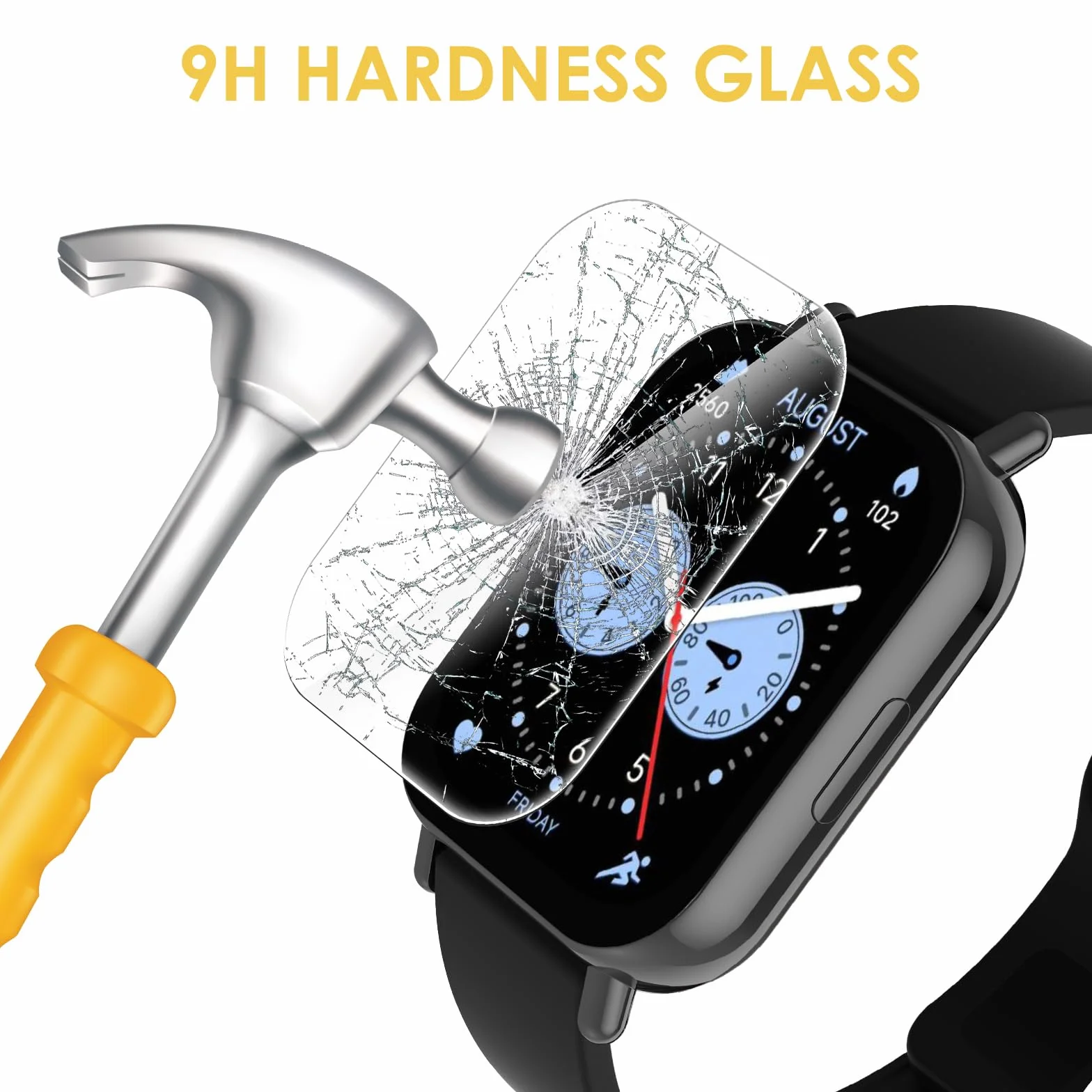 Folia ochronna kompatybilna z Xiaomi Redmi Watch 5 Lite, 6 sztuk, hydrożelowa folia ochronna na wyświetlacz kompatybilna z Xiaomi Redmi Watch 5 Lite, ultracienka folia chroniąca przed zarysowaniami