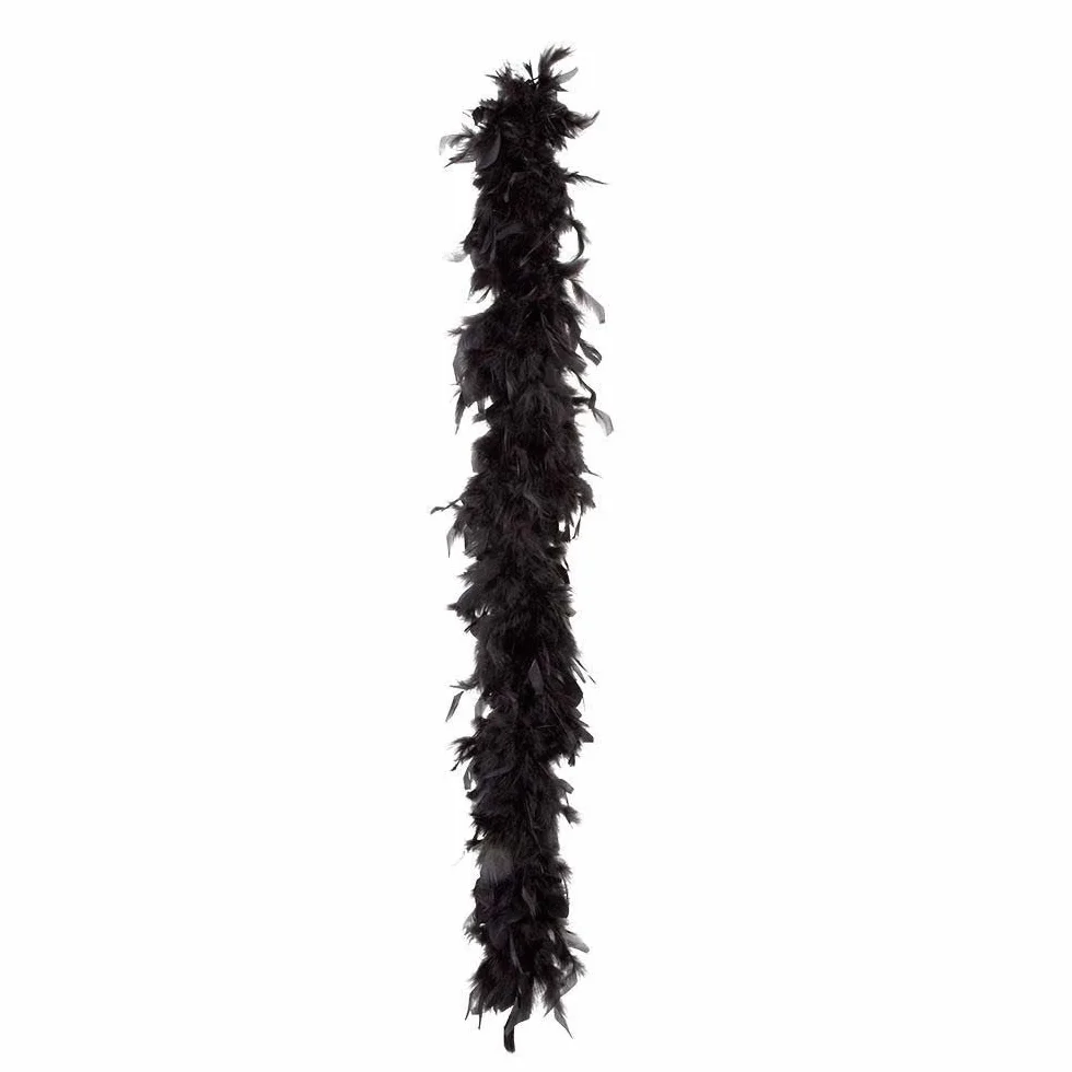 Boland - Boa z piór, ok. 180 cm, akcesorium, kostium, Charleston, lata 20-te, flapper, karnawał, bal przebierańców, bal przebierańców