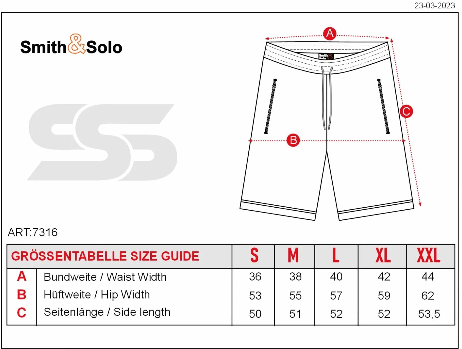Smith & Solo Krótkie spodenki męskie, sportowe, szorty do biegania, letnie, bawełniane, spodnie do fitnessu, bermudy, spodenki treningowe, do tenisa