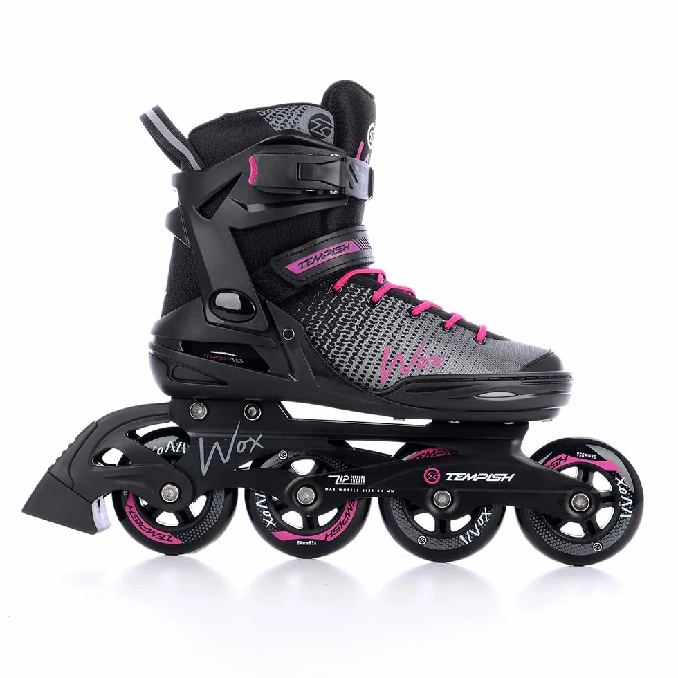 TEMPISH Damskie łyżworolki Wox Lady Inline, czarno-szaro-różowe, 37