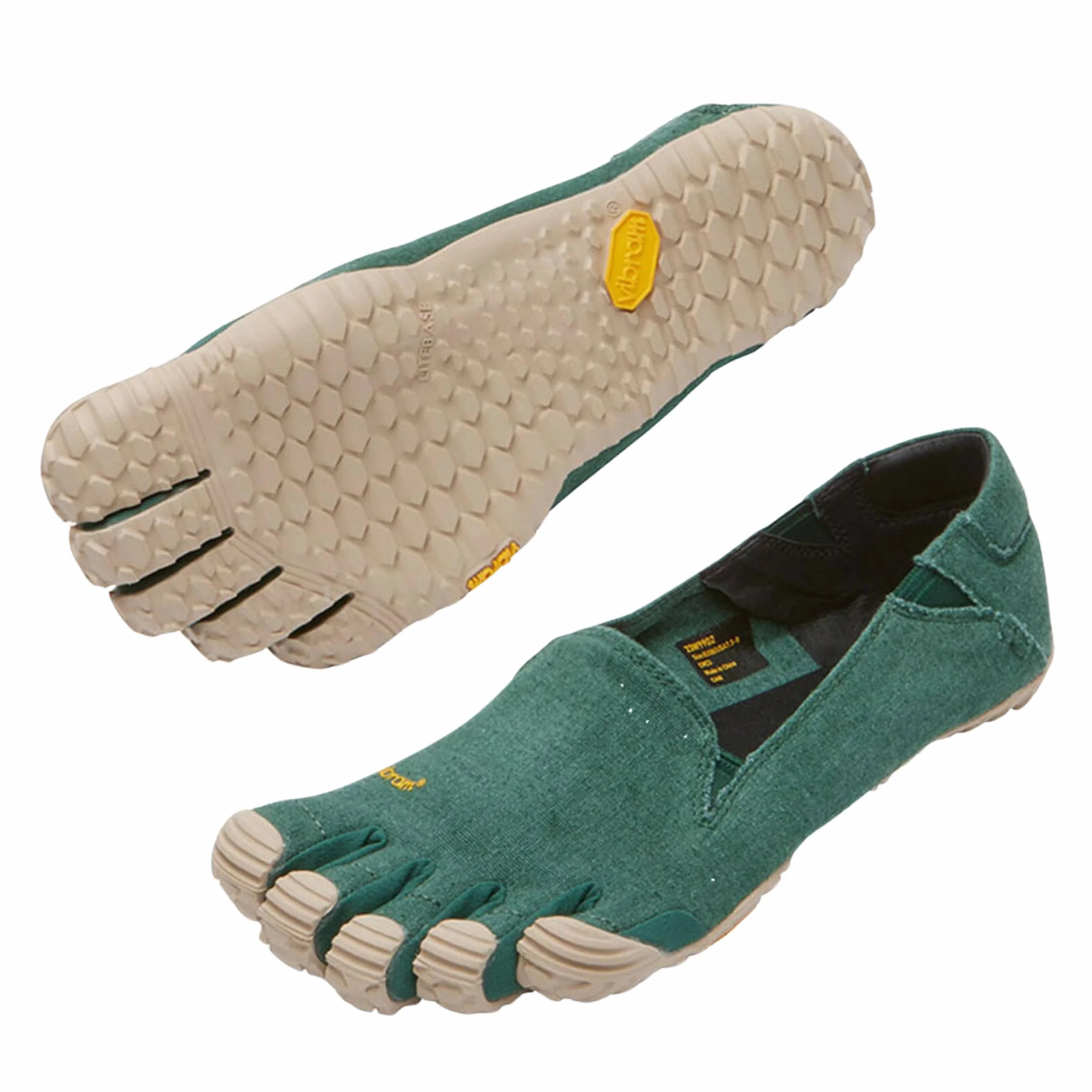 Vibram Mężczyźni Vibram Fivefingers Cvt Lb Green BeigeMokasyn płaski